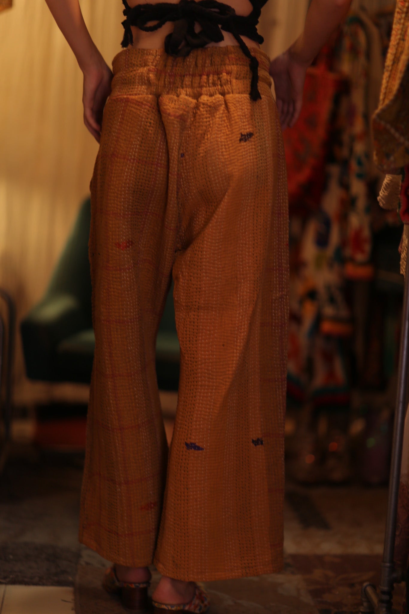 KANTHA PANTS LENA - BANGKOK TAILOR CLOTHING STORE - HANDMADE CLOTHING