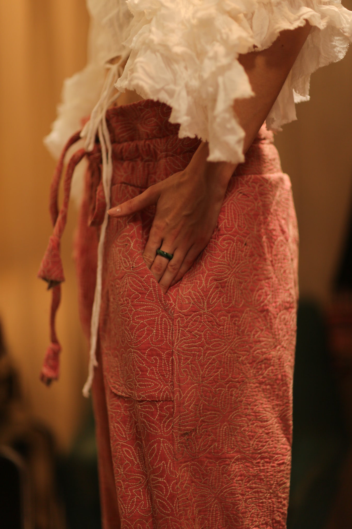 KANTHA PANTS LENA - BANGKOK TAILOR CLOTHING STORE - HANDMADE CLOTHING