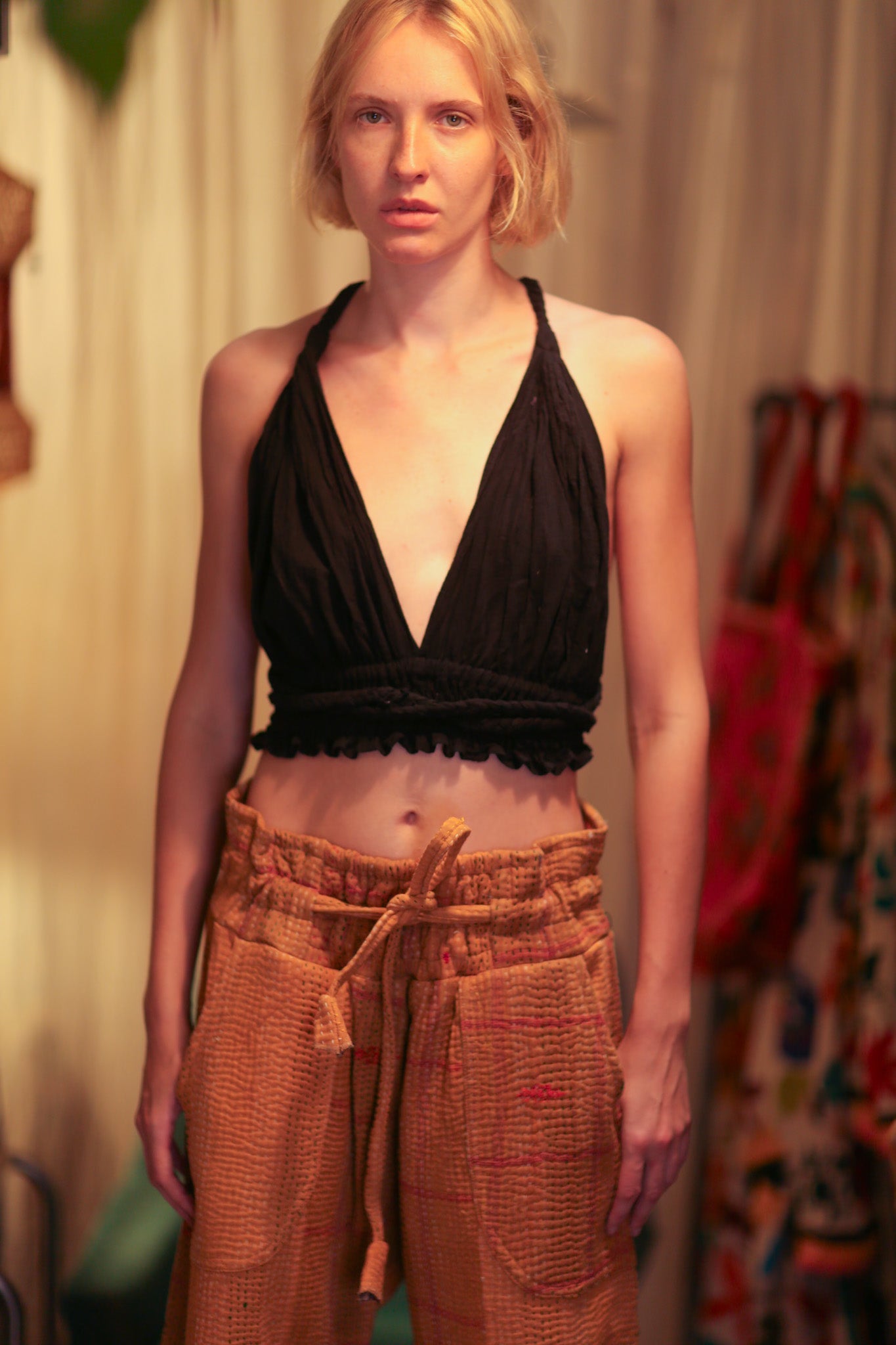 KANTHA PANTS LENA - BANGKOK TAILOR CLOTHING STORE - HANDMADE CLOTHING