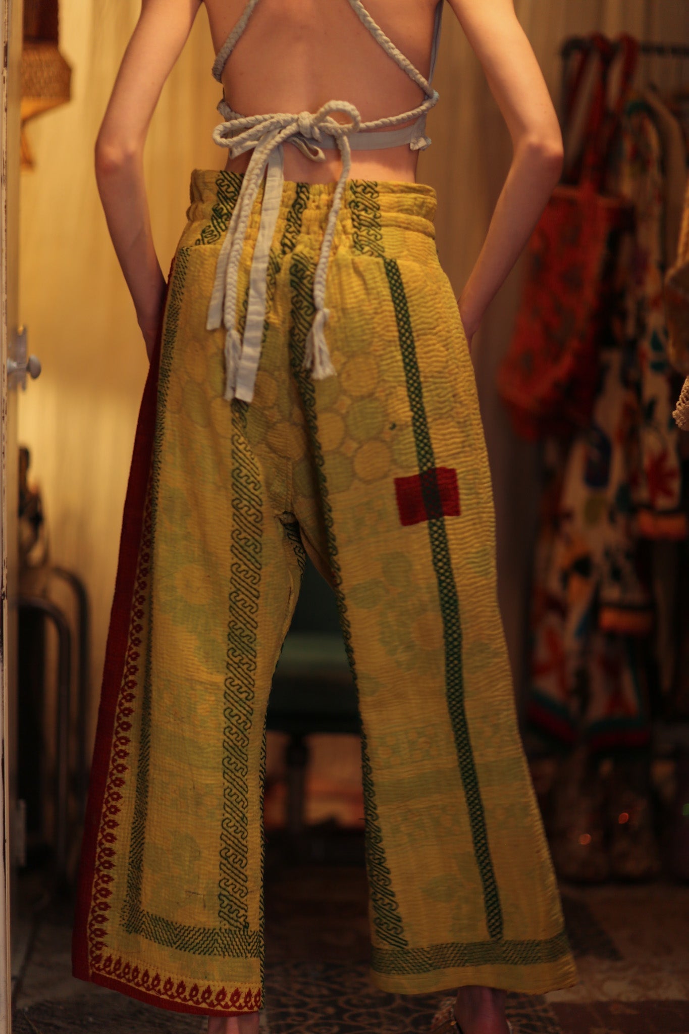 KANTHA PANTS LENA - BANGKOK TAILOR CLOTHING STORE - HANDMADE CLOTHING