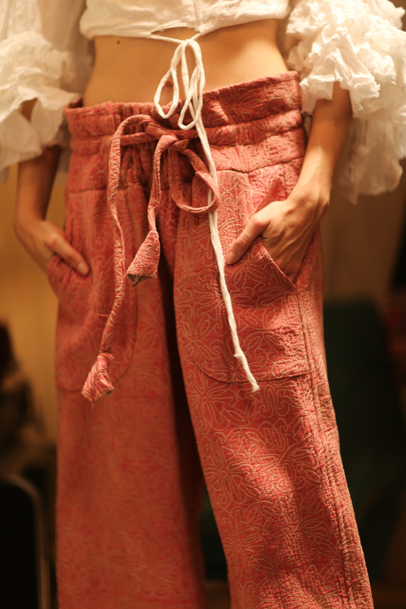 KANTHA PANTS LENA - BANGKOK TAILOR CLOTHING STORE - HANDMADE CLOTHING