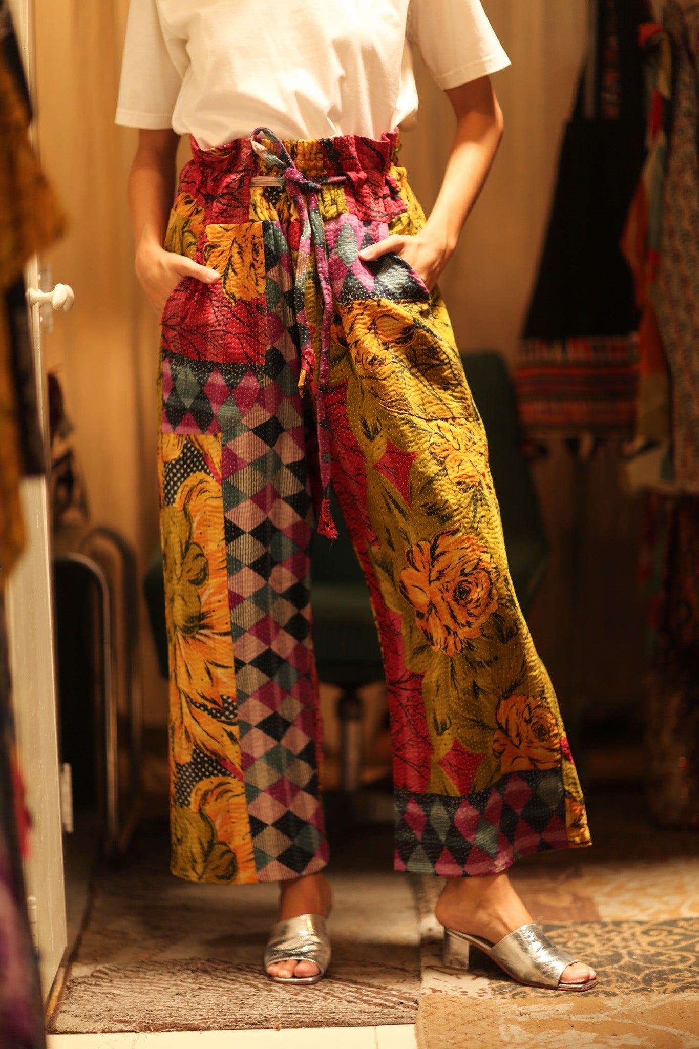 KANTHA PANTS YAELIN - BANGKOK TAILOR CLOTHING STORE - HANDMADE CLOTHING