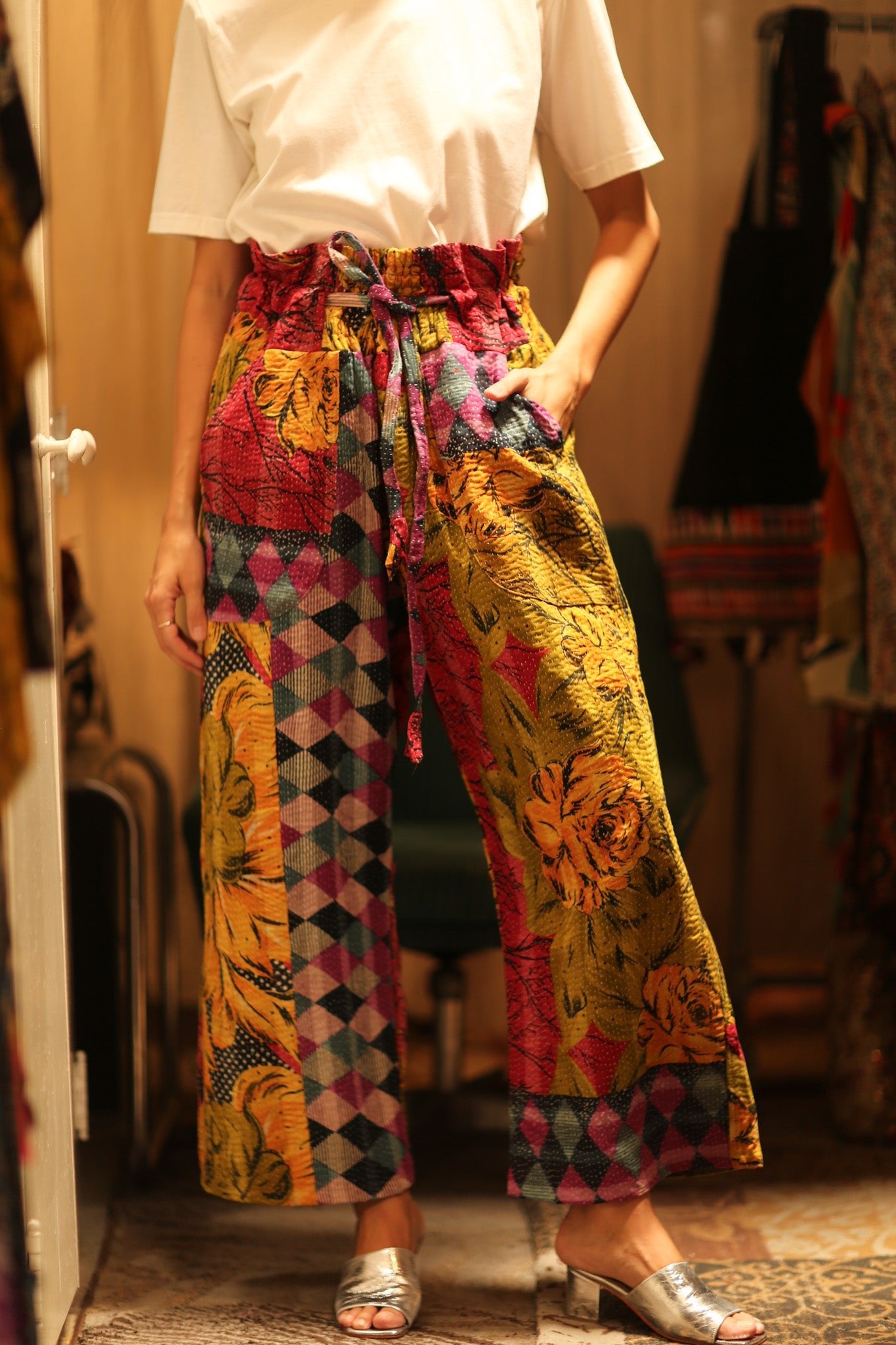 KANTHA PANTS YAELIN - BANGKOK TAILOR CLOTHING STORE - HANDMADE CLOTHING