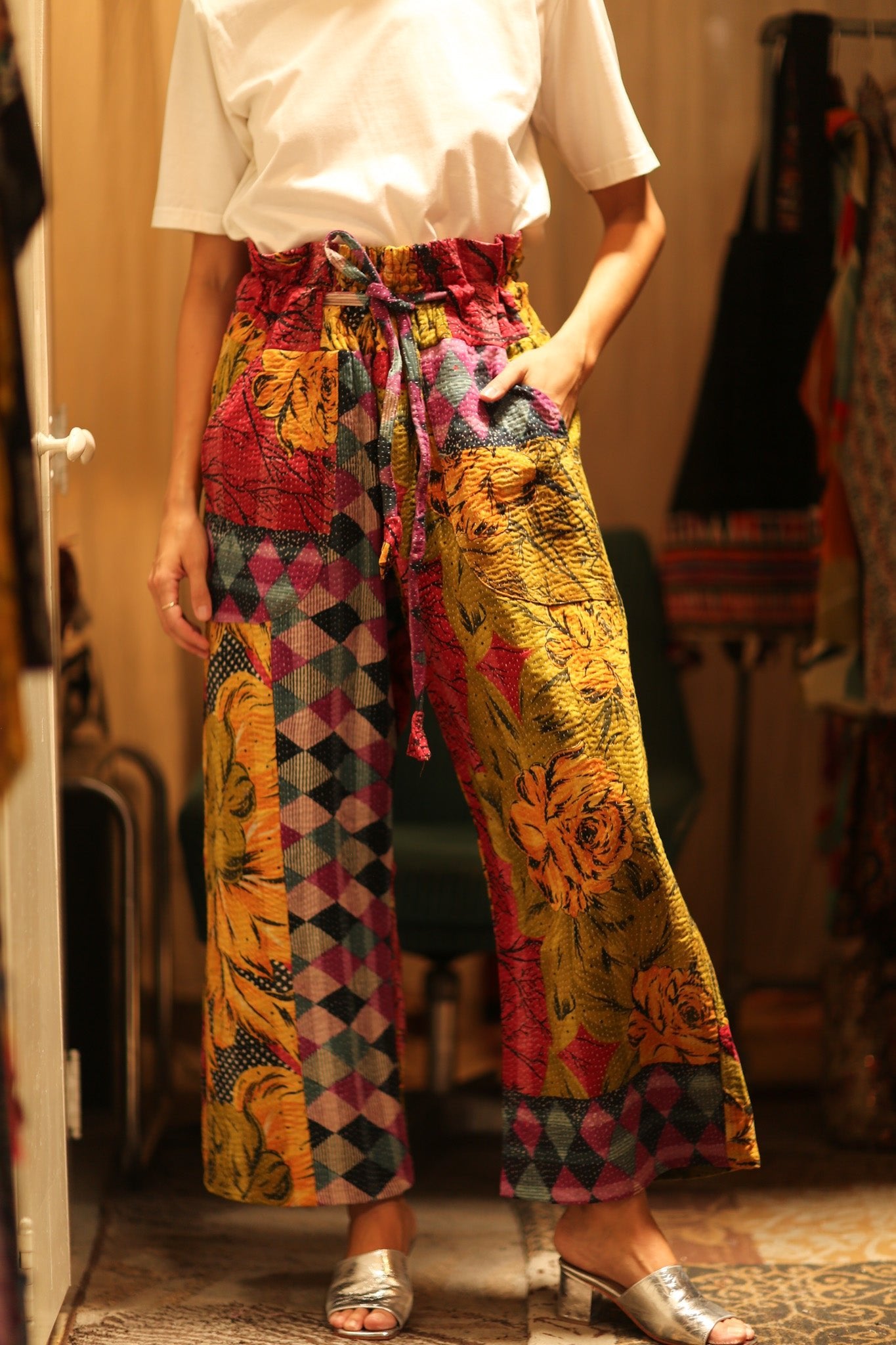 KANTHA PANTS YAELIN - BANGKOK TAILOR CLOTHING STORE - HANDMADE CLOTHING