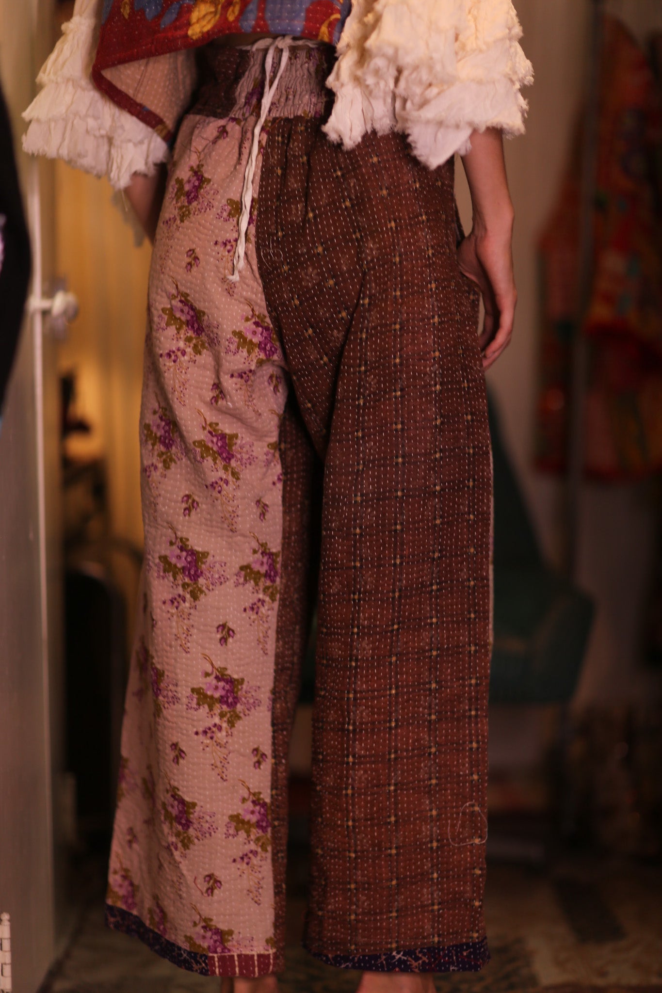 KANTHA TROUSERS LENA GUSTIN - BANGKOK TAILOR CLOTHING STORE - HANDMADE CLOTHING