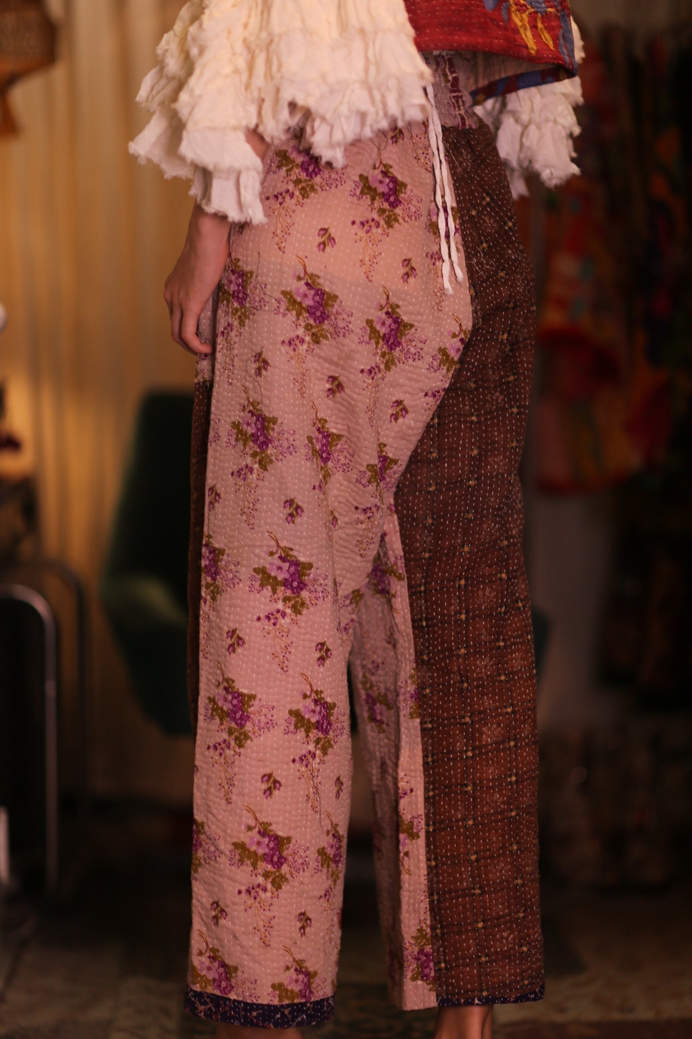 KANTHA TROUSERS LENA GUSTIN - BANGKOK TAILOR CLOTHING STORE - HANDMADE CLOTHING