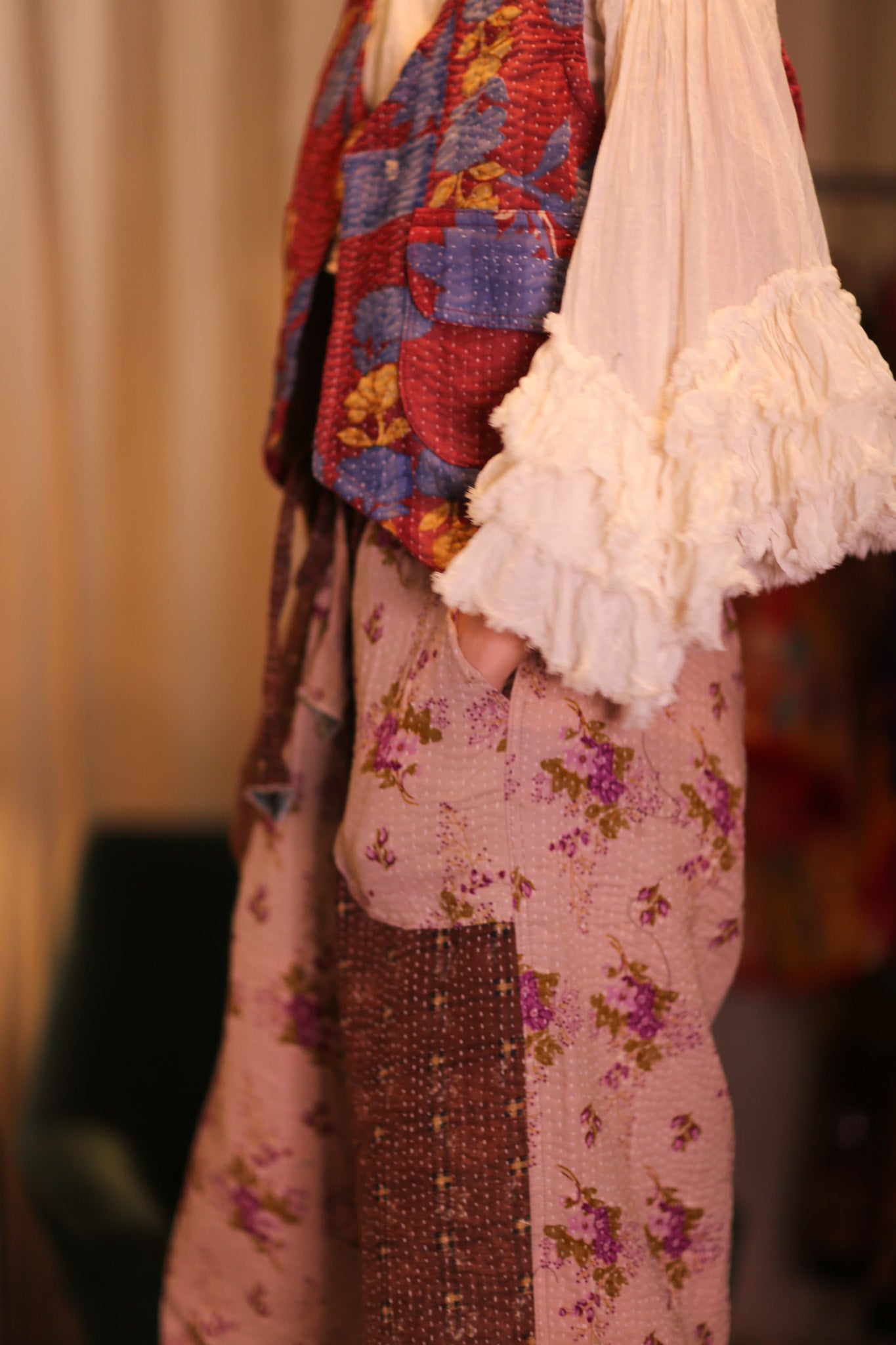 KANTHA TROUSERS LENA GUSTIN - BANGKOK TAILOR CLOTHING STORE - HANDMADE CLOTHING