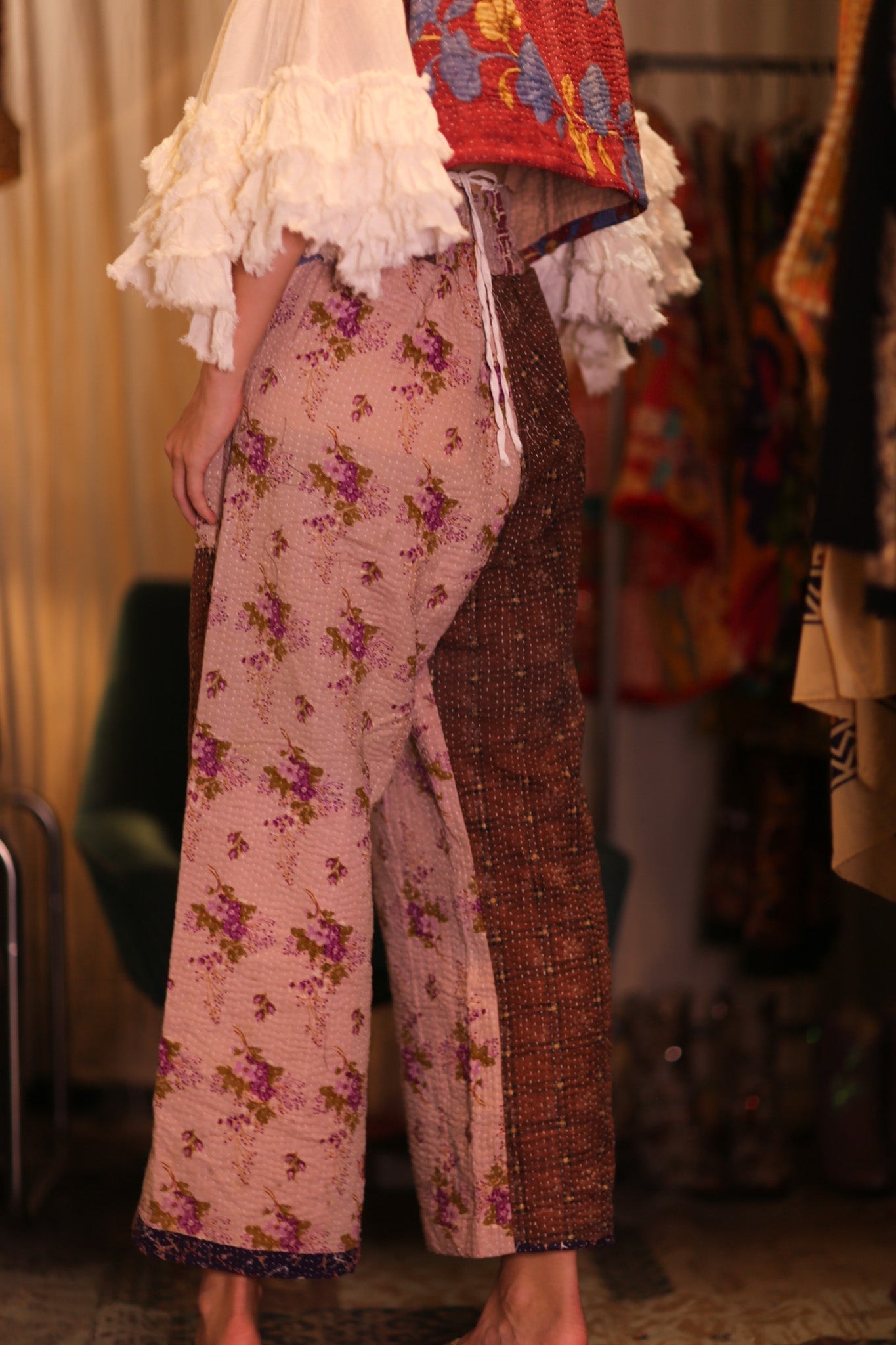 KANTHA TROUSERS LENA GUSTIN - BANGKOK TAILOR CLOTHING STORE - HANDMADE CLOTHING