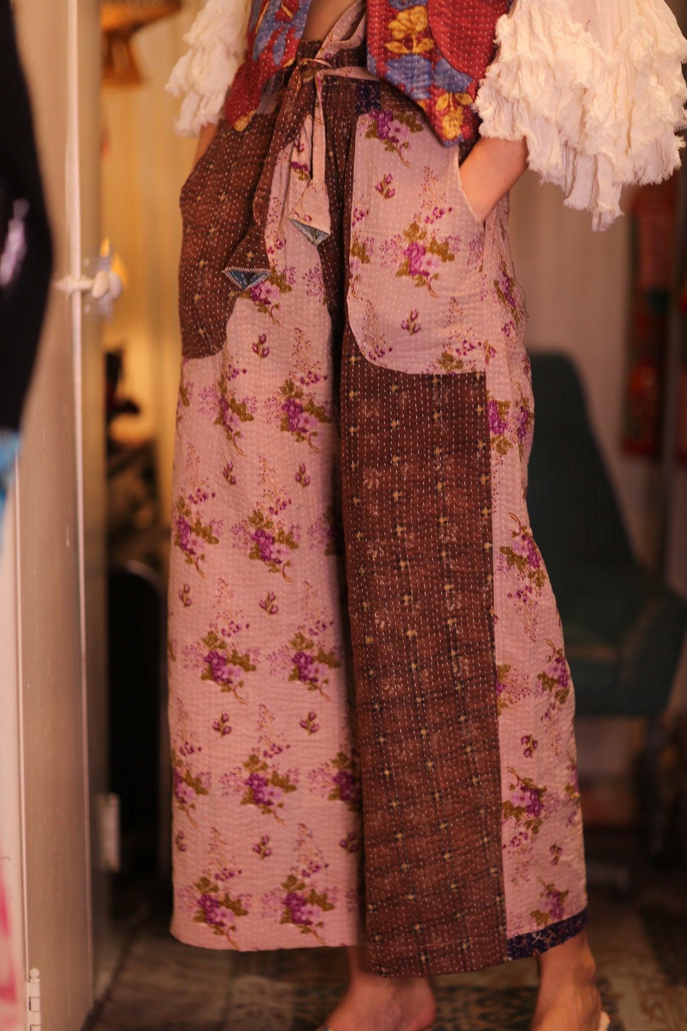 KANTHA TROUSERS LENA GUSTIN - BANGKOK TAILOR CLOTHING STORE - HANDMADE CLOTHING