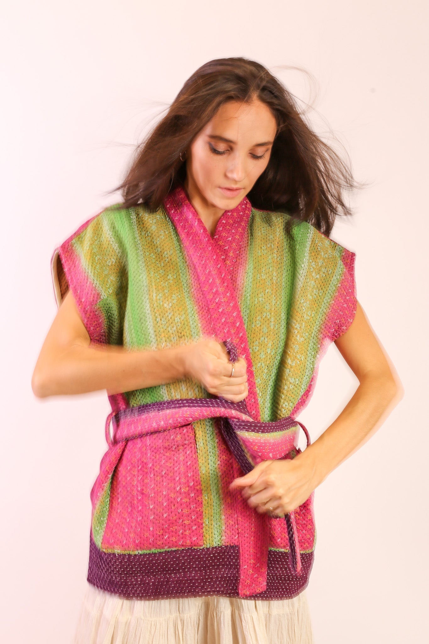 KANTHA VEST KIAI - BANGKOK TAILOR CLOTHING STORE - HANDMADE CLOTHING