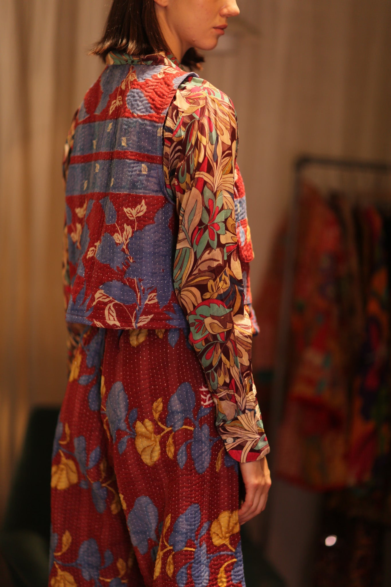 LENA KANTHA TROUSERS BERRIED - BANGKOK TAILOR CLOTHING STORE - HANDMADE CLOTHING