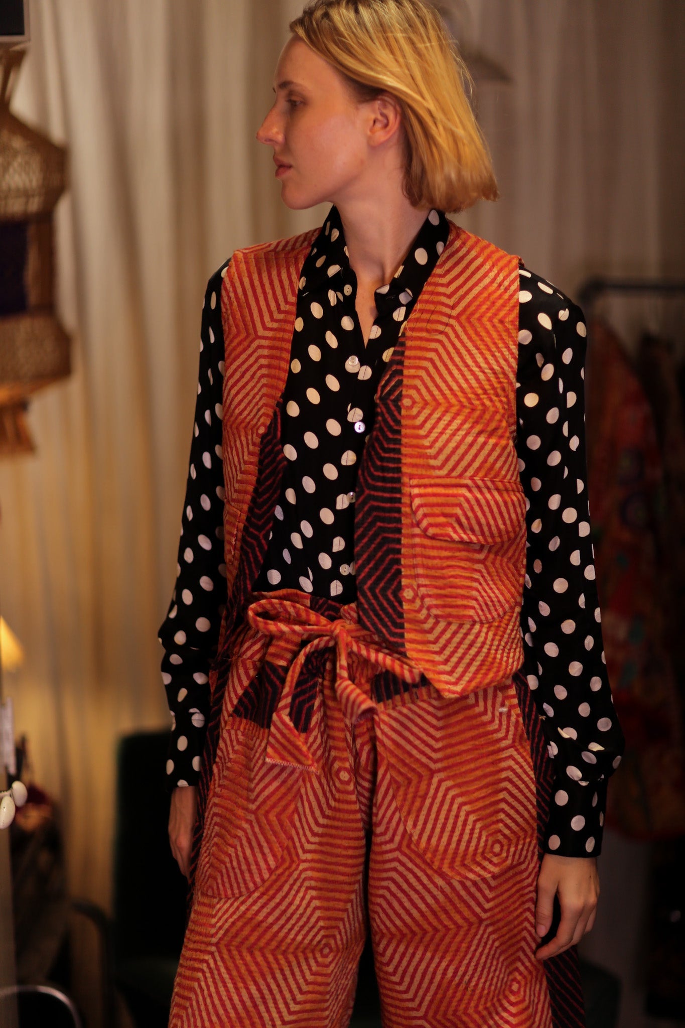 LENA KANTHA TROUSERS CARROT - BANGKOK TAILOR CLOTHING STORE - HANDMADE CLOTHING