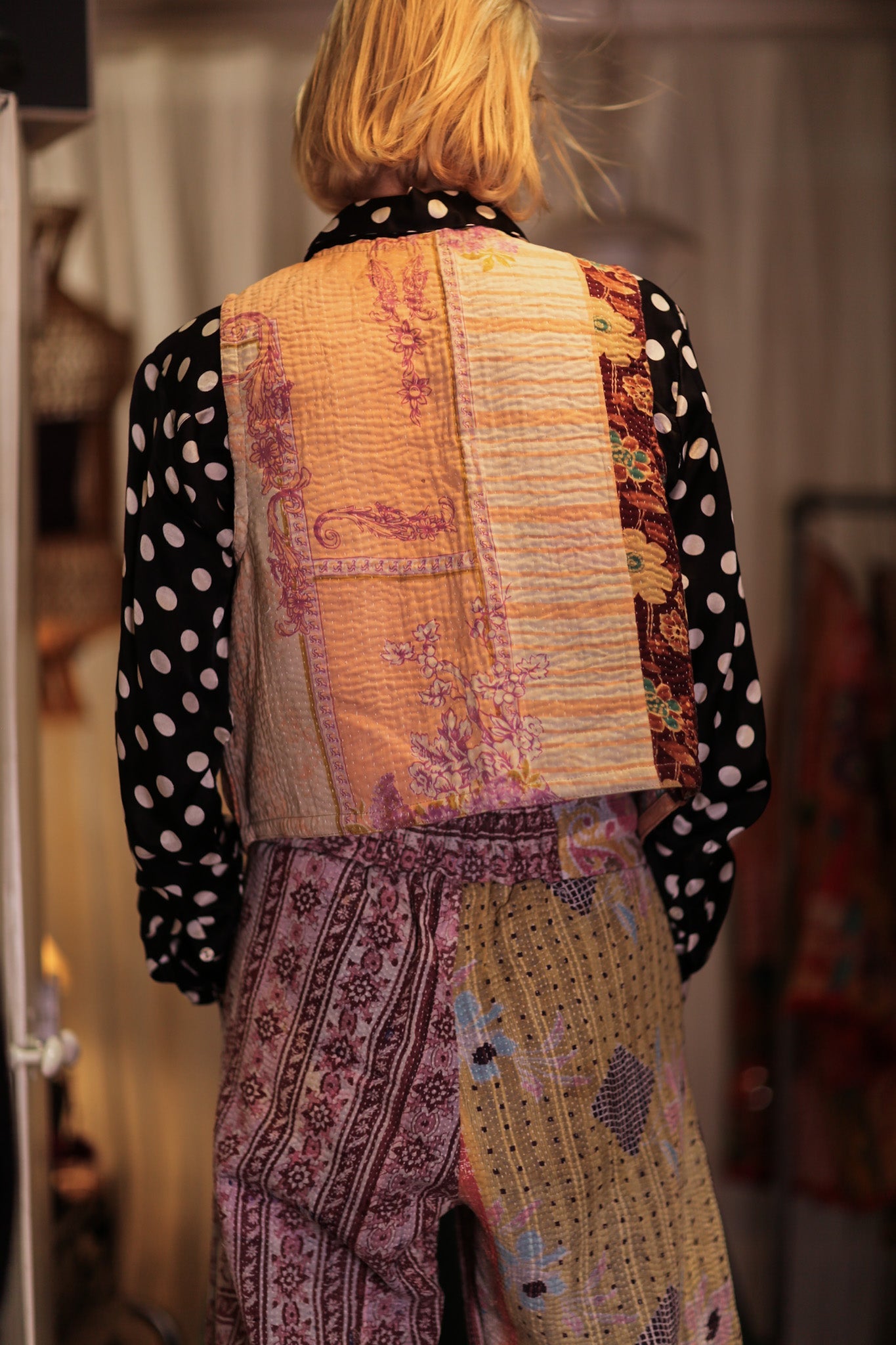 LENA KANTHA TROUSERS PURPLE - BANGKOK TAILOR CLOTHING STORE - HANDMADE CLOTHING