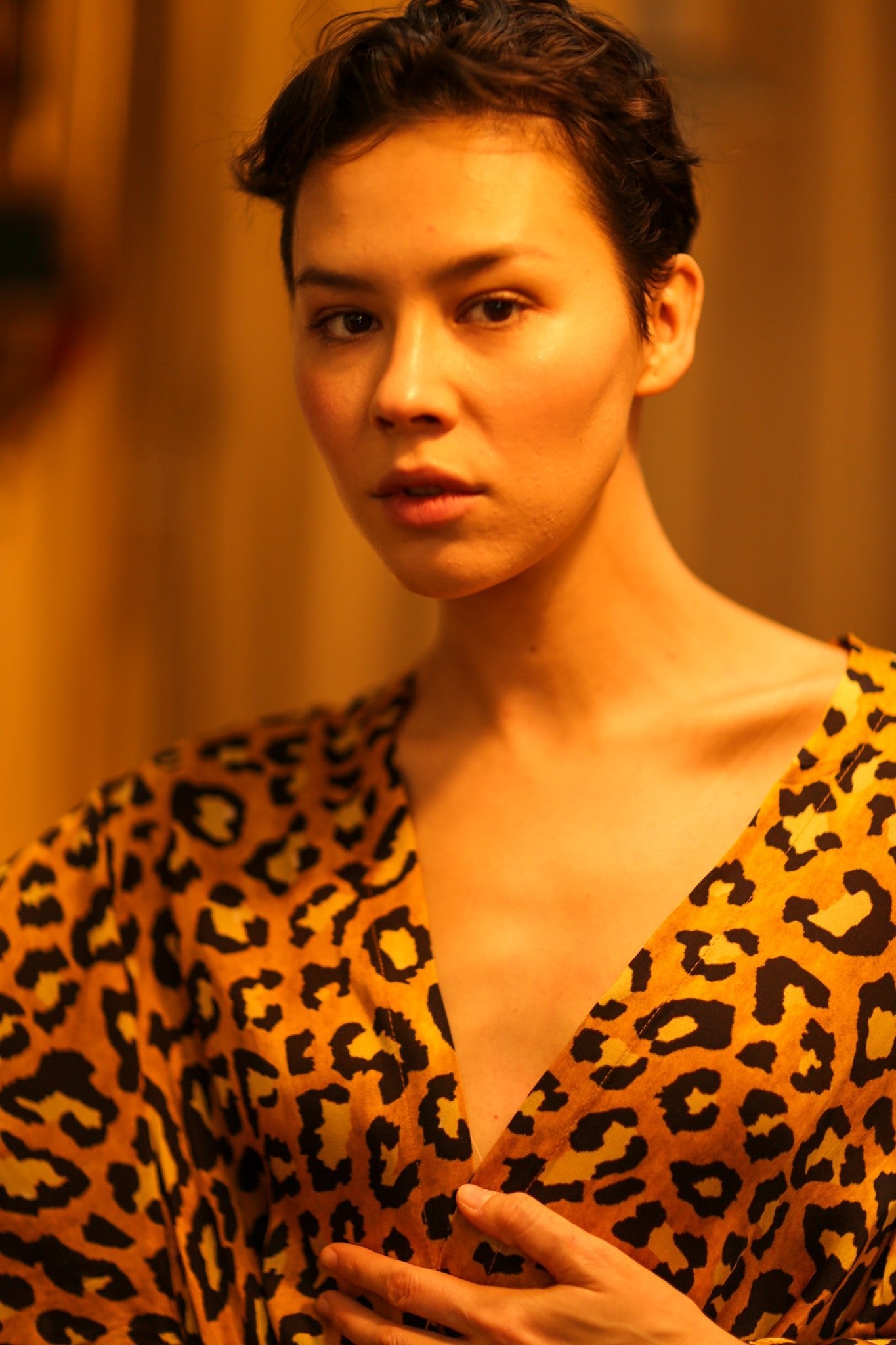 LEO PRINT XXL WING KIMONO HILA - BANGKOK TAILOR CLOTHING STORE - HANDMADE CLOTHING