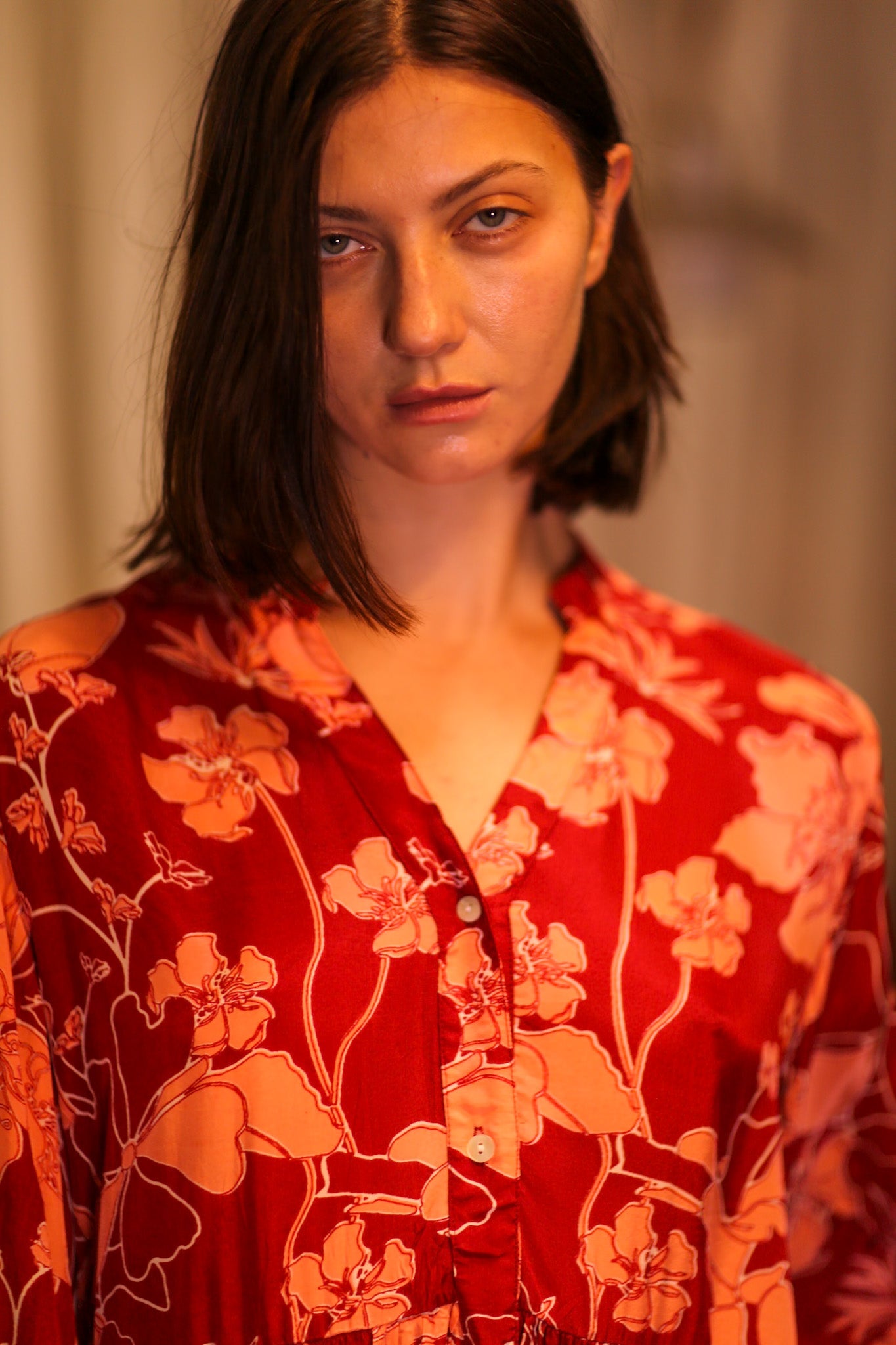 LOA XL RED DRESS - BANGKOK TAILOR CLOTHING STORE - HANDMADE CLOTHING