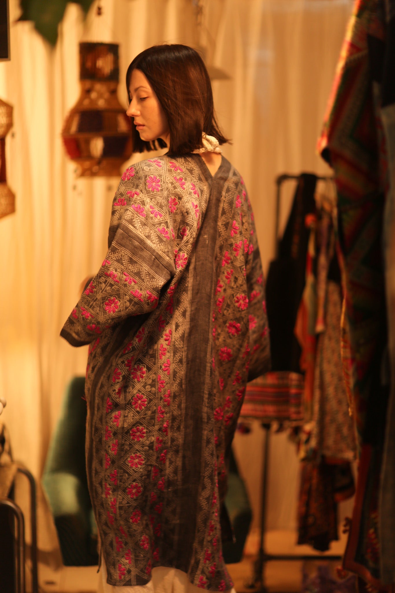 LORNA ARTISAN MADE KIMONO - BANGKOK TAILOR CLOTHING STORE - HANDMADE CLOTHING