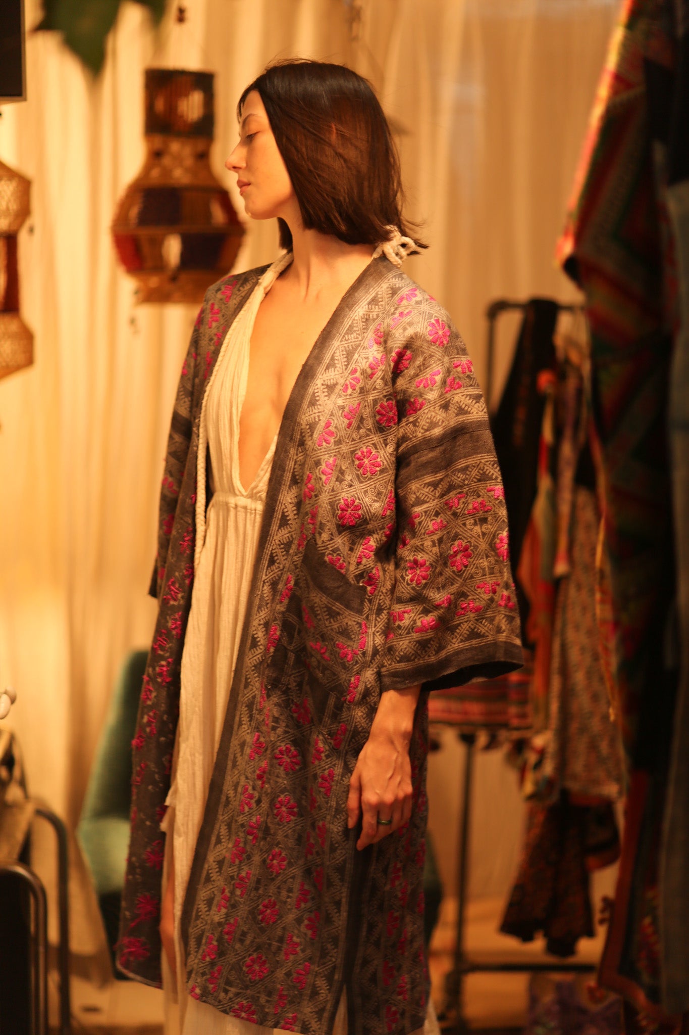 LORNA ARTISAN MADE KIMONO - BANGKOK TAILOR CLOTHING STORE - HANDMADE CLOTHING