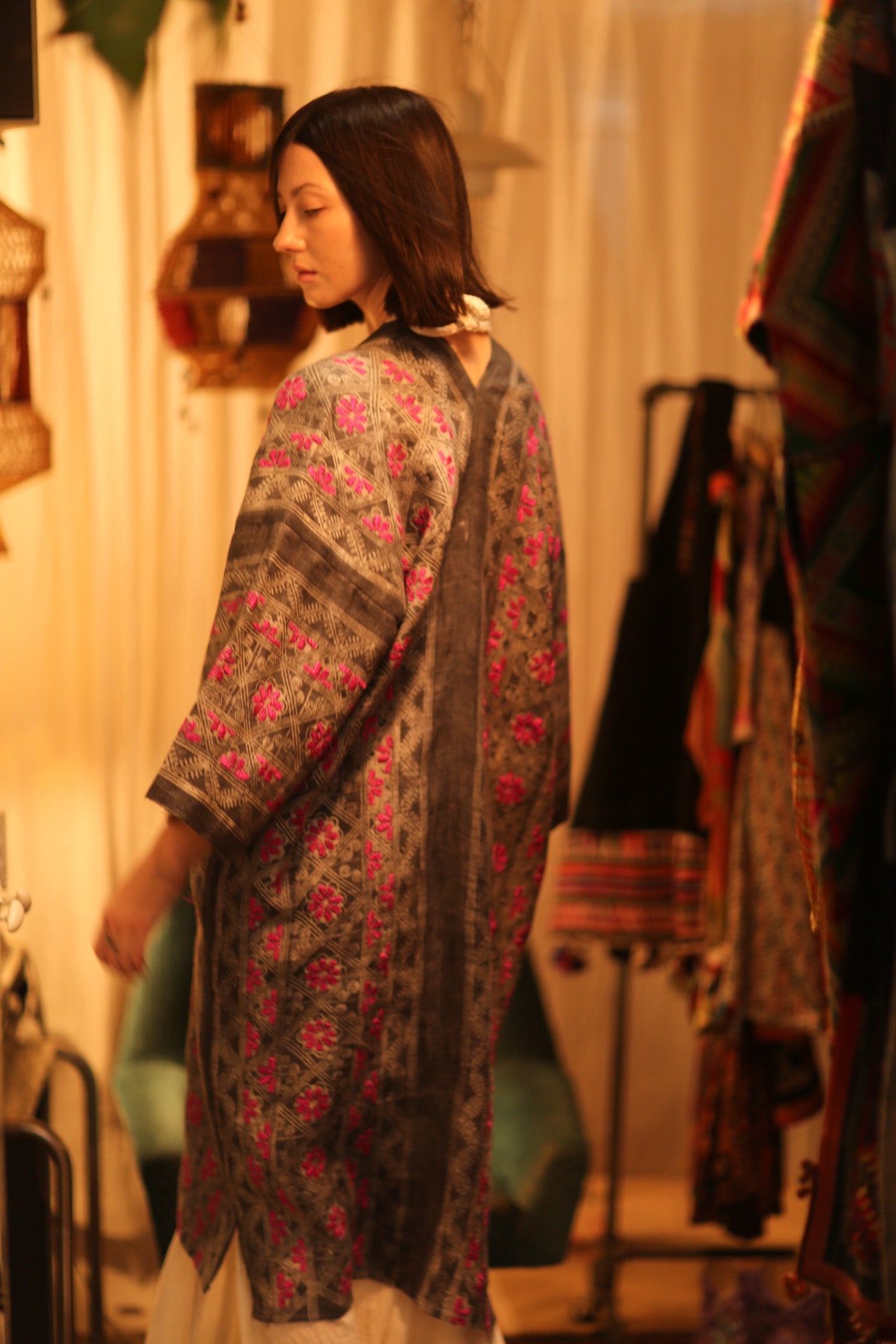 LORNA ARTISAN MADE KIMONO - BANGKOK TAILOR CLOTHING STORE - HANDMADE CLOTHING