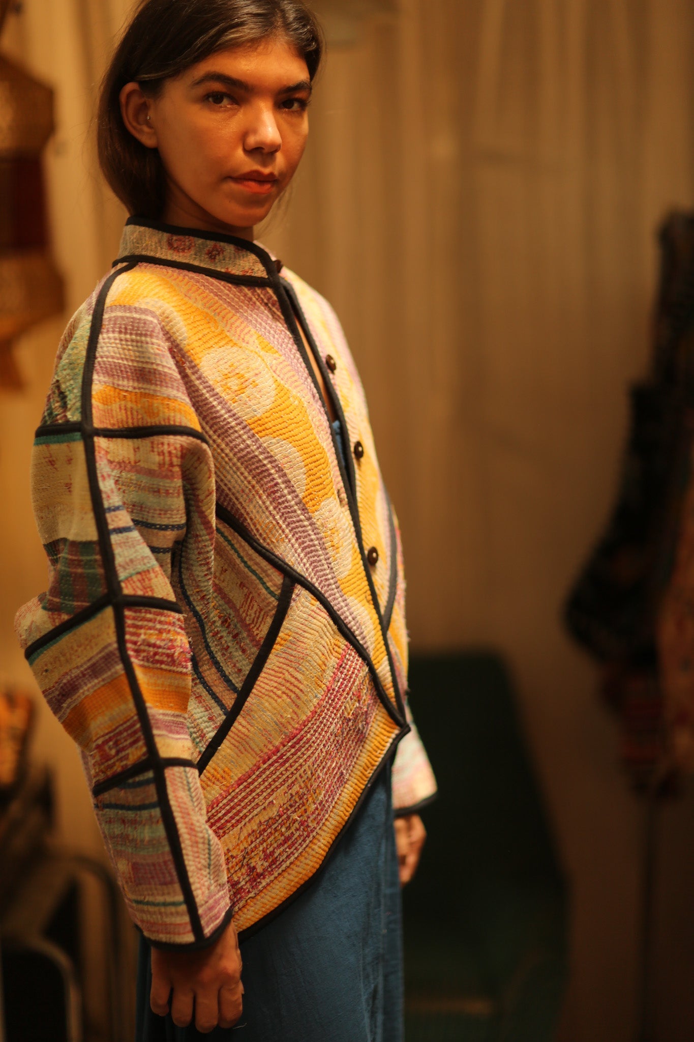LUKAS KANTHA BOMBER JACKET - BANGKOK TAILOR CLOTHING STORE - HANDMADE CLOTHING