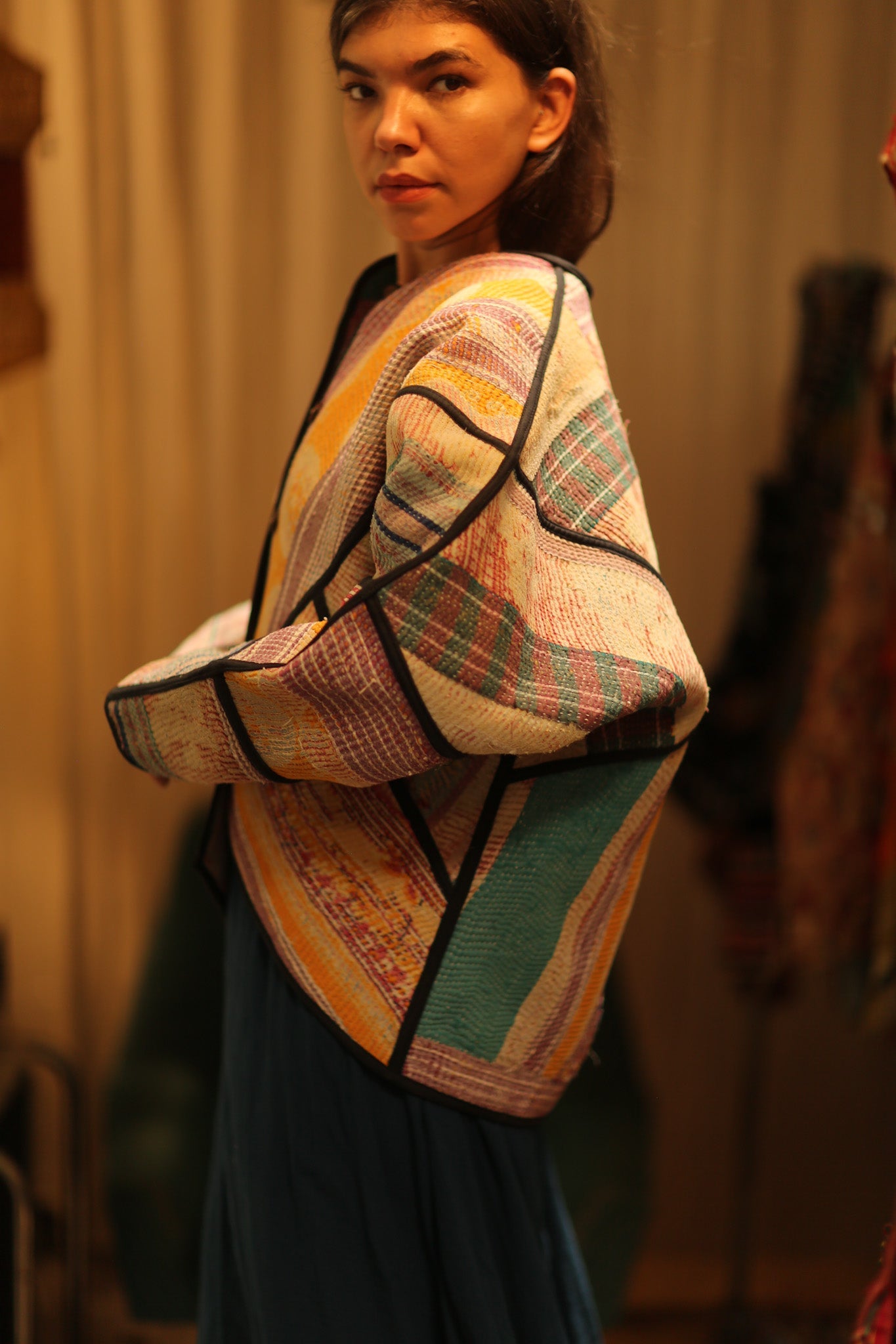 LUKAS KANTHA BOMBER JACKET - BANGKOK TAILOR CLOTHING STORE - HANDMADE CLOTHING