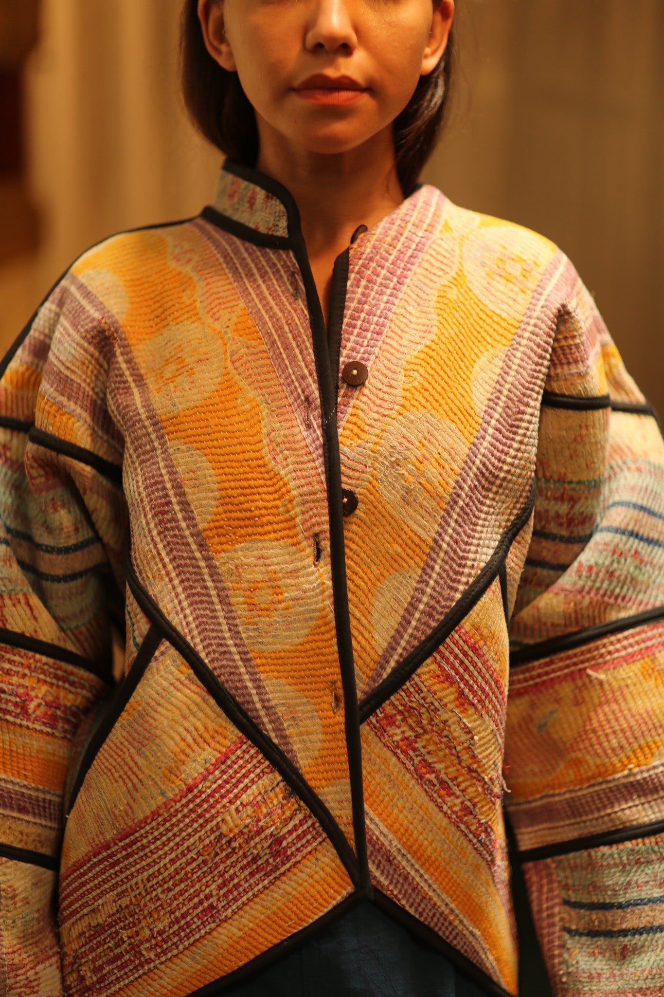 LUKAS KANTHA BOMBER JACKET - BANGKOK TAILOR CLOTHING STORE - HANDMADE CLOTHING