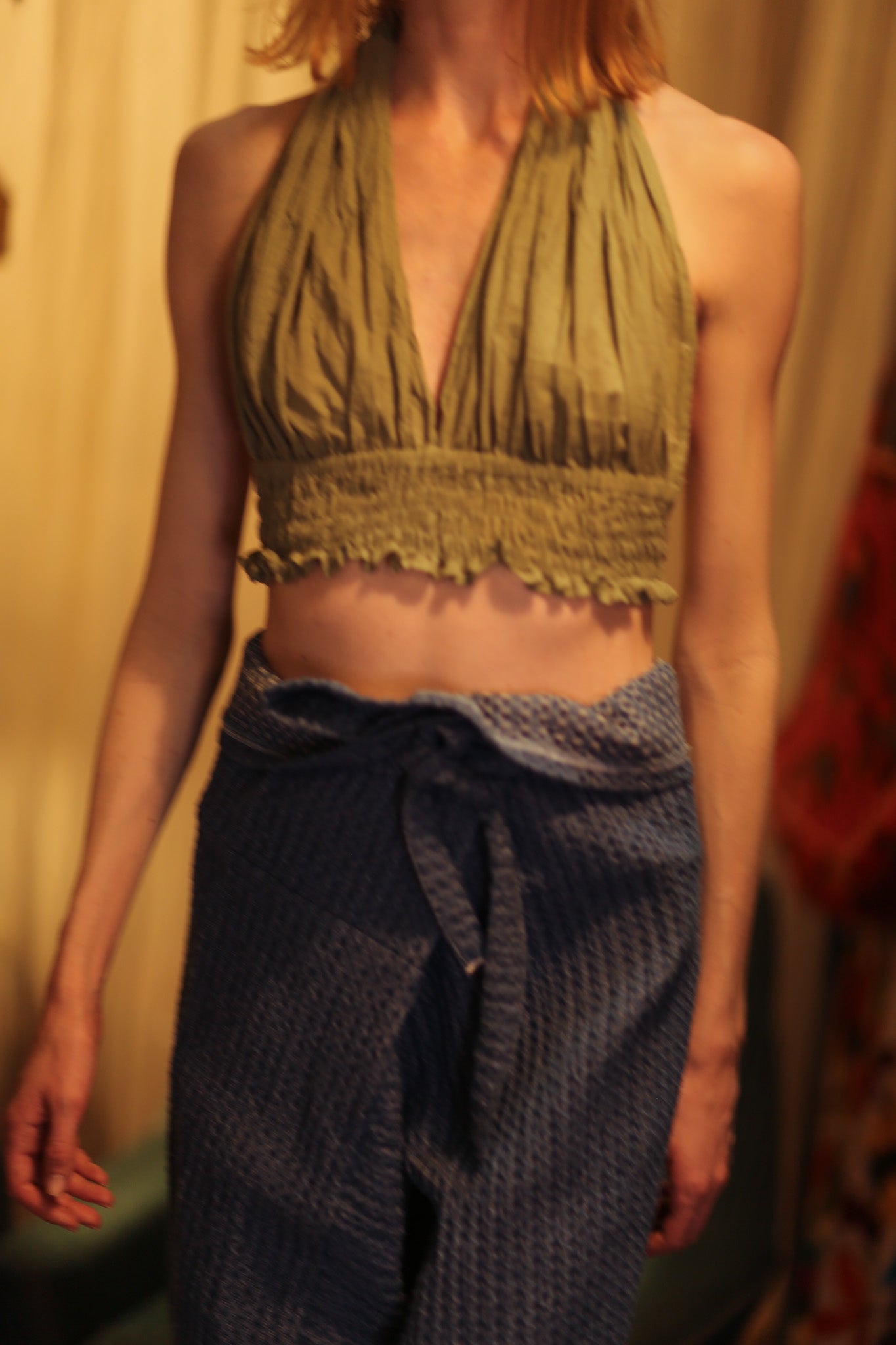 LUKE DENIM FISHERMAN TROUSERS - BANGKOK TAILOR CLOTHING STORE - HANDMADE CLOTHING