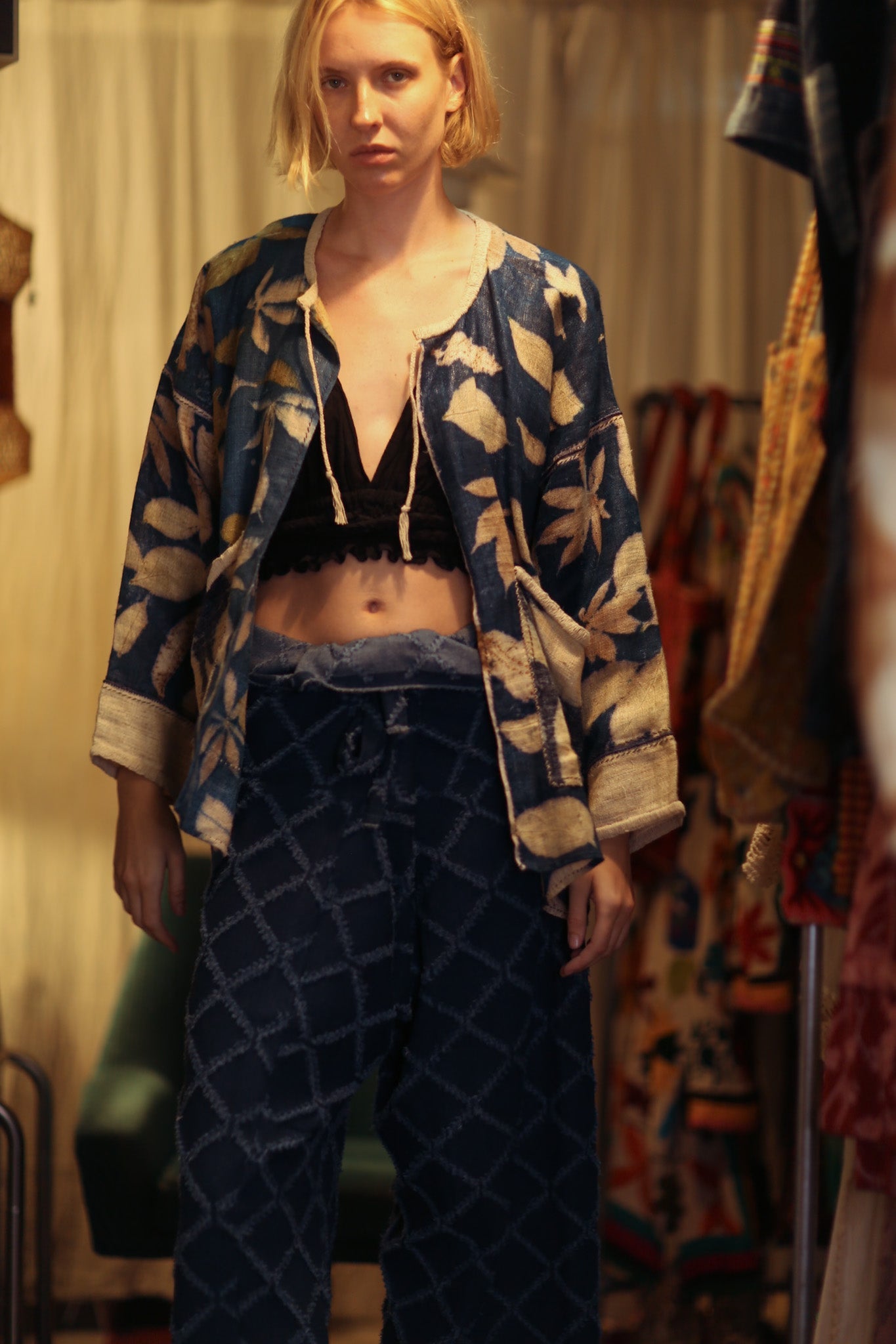 LUKE FISHERMAN TROUSERS FRINGED - BANGKOK TAILOR CLOTHING STORE - HANDMADE CLOTHING