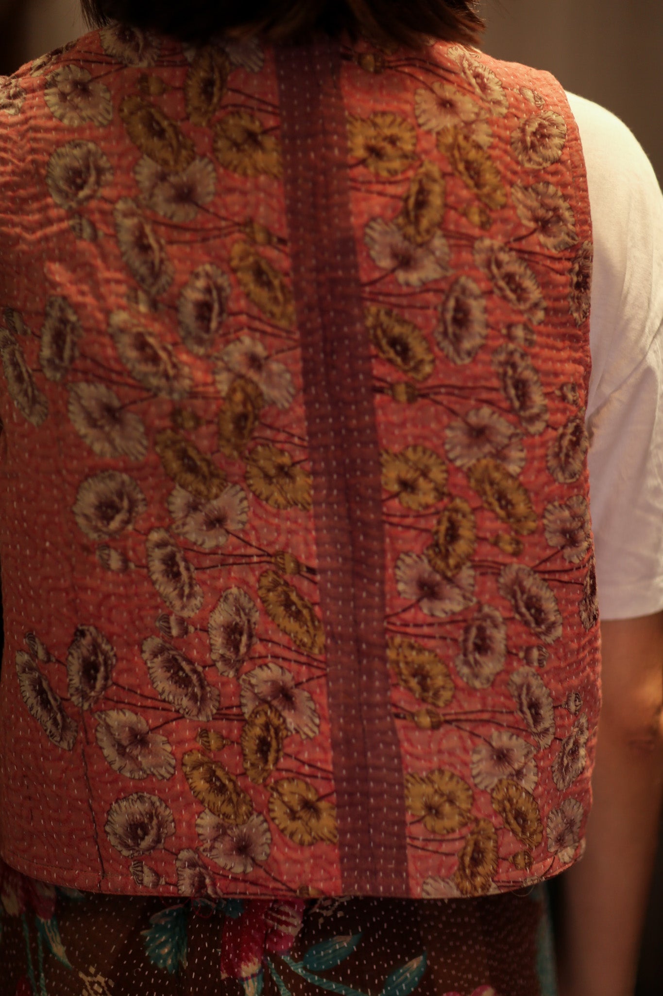 MARLENE KANTHA GILET CHAMOMILE - BANGKOK TAILOR CLOTHING STORE - HANDMADE CLOTHING