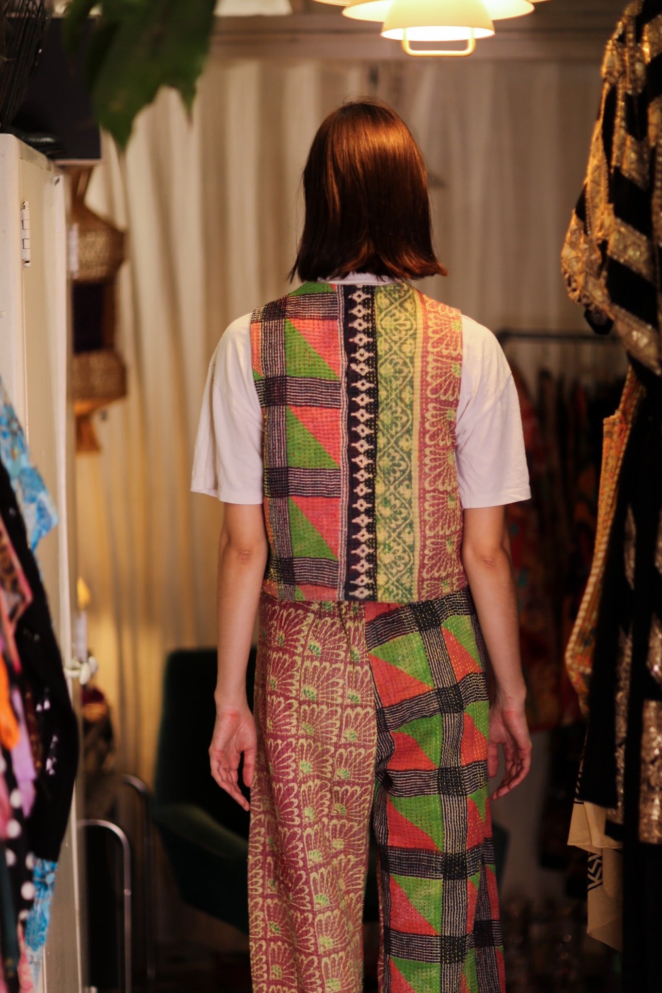 MARLENE KANTHA GILET PRIMARY COLORS - BANGKOK TAILOR CLOTHING STORE - HANDMADE CLOTHING