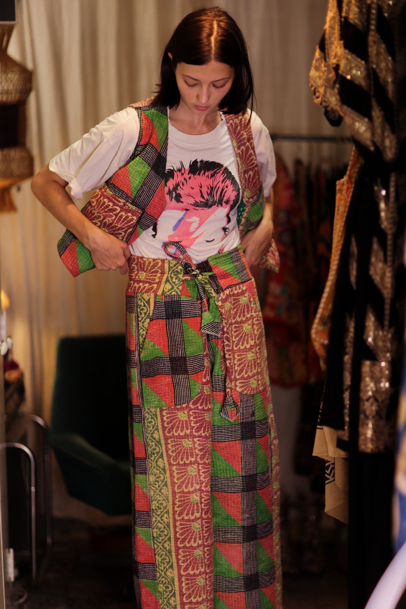 MARLENE KANTHA GILET PRIMARY COLORS - BANGKOK TAILOR CLOTHING STORE - HANDMADE CLOTHING