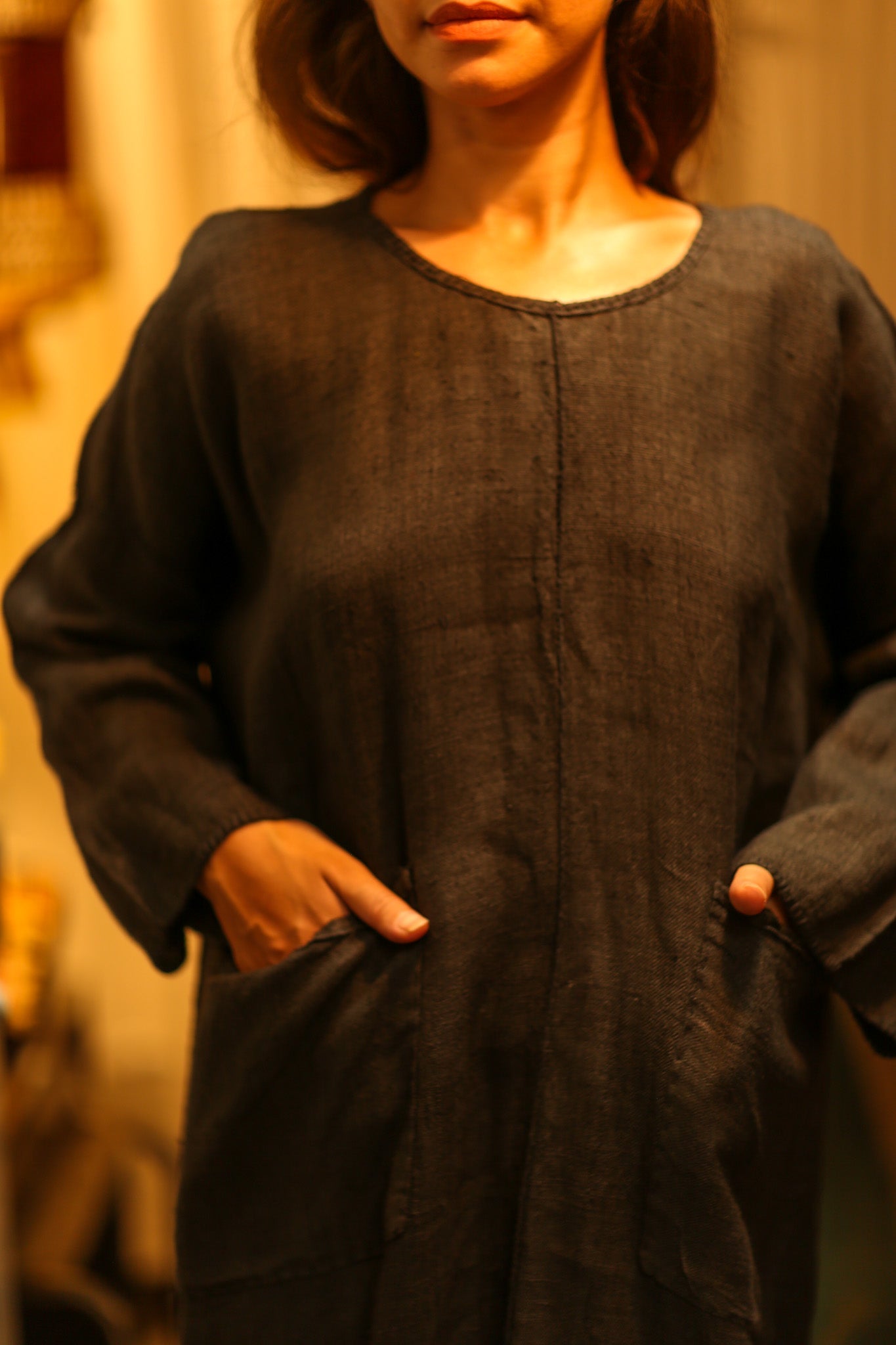 MEGHAN COTTON DRESS - BANGKOK TAILOR CLOTHING STORE - HANDMADE CLOTHING