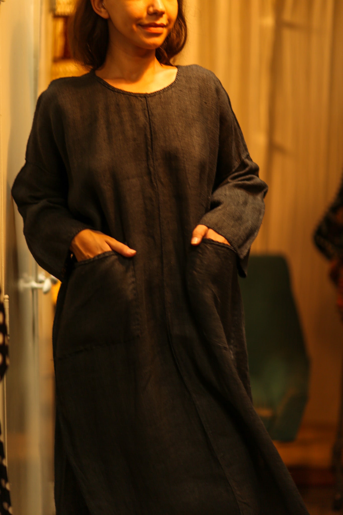 MEGHAN COTTON DRESS - BANGKOK TAILOR CLOTHING STORE - HANDMADE CLOTHING