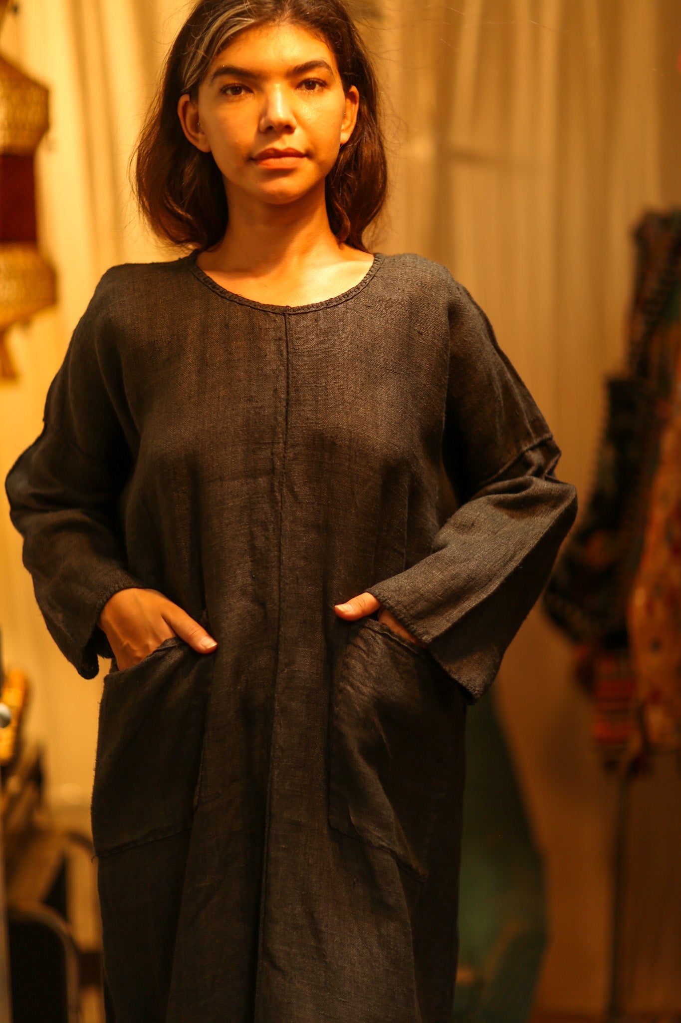 MEGHAN COTTON DRESS - BANGKOK TAILOR CLOTHING STORE - HANDMADE CLOTHING