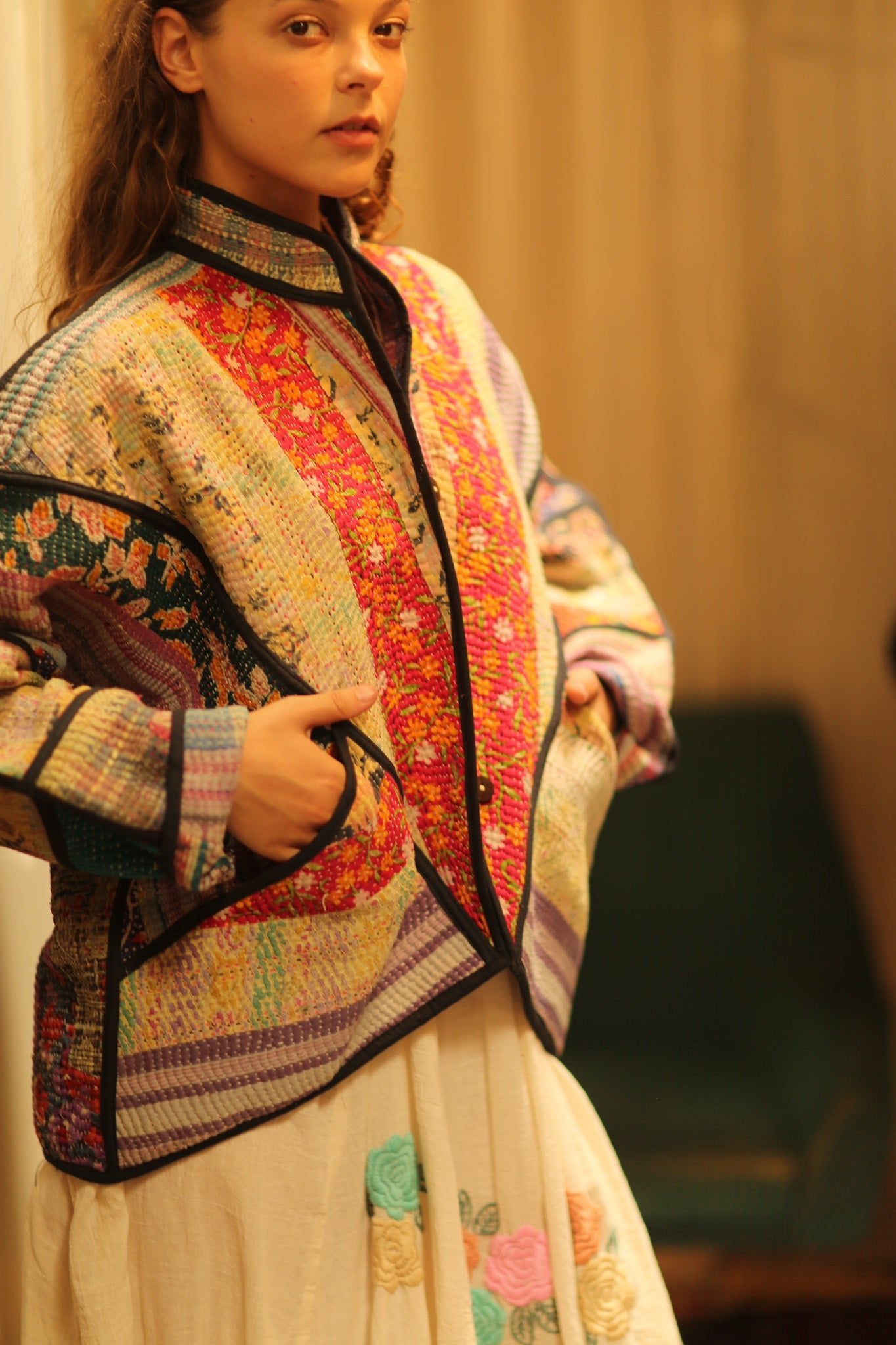 MIKAEL KANTHA BOMBER JACKET - BANGKOK TAILOR CLOTHING STORE - HANDMADE CLOTHING