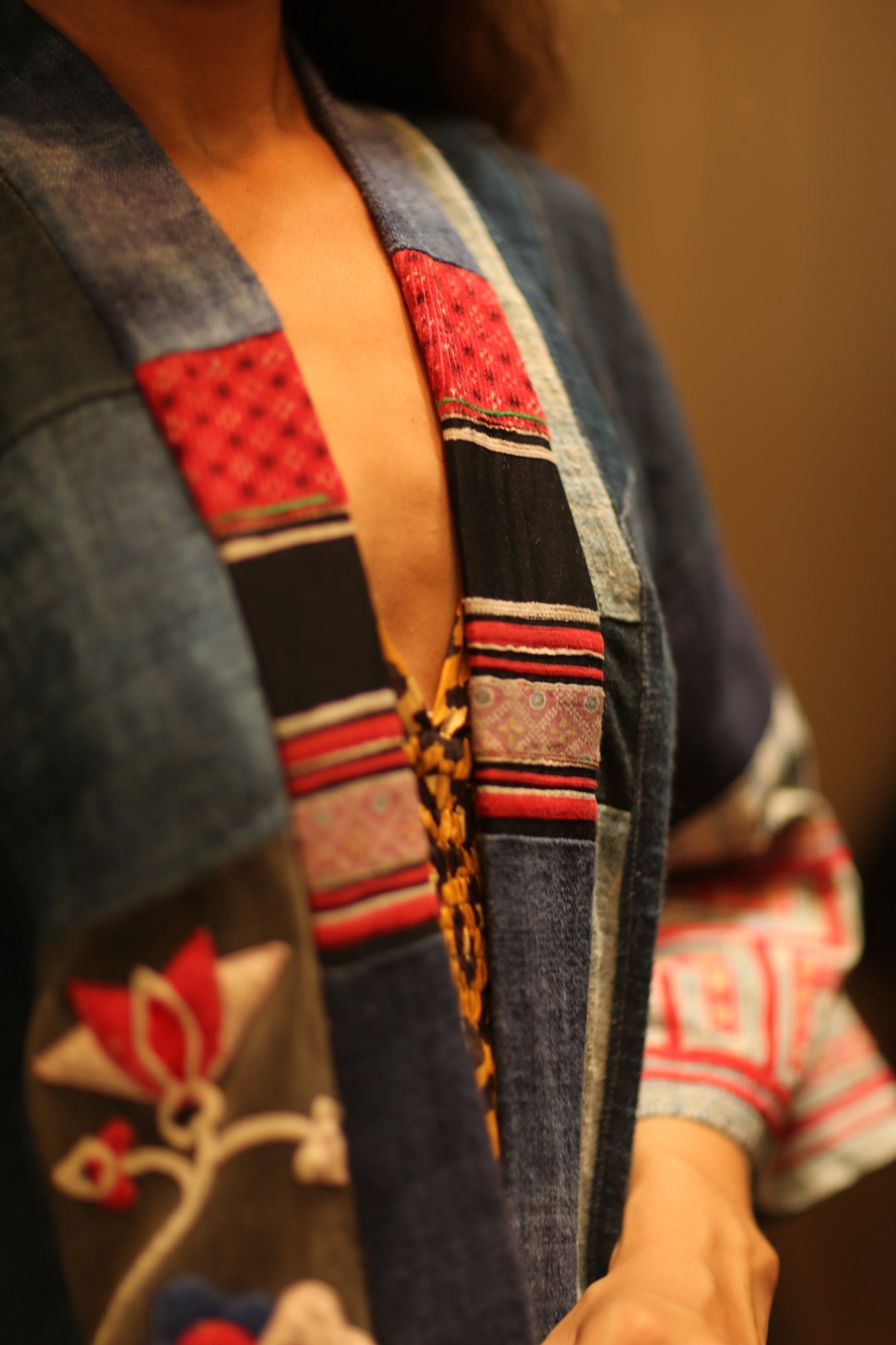 MISHA PATCHWORK KIMONO - BANGKOK TAILOR CLOTHING STORE - HANDMADE CLOTHING