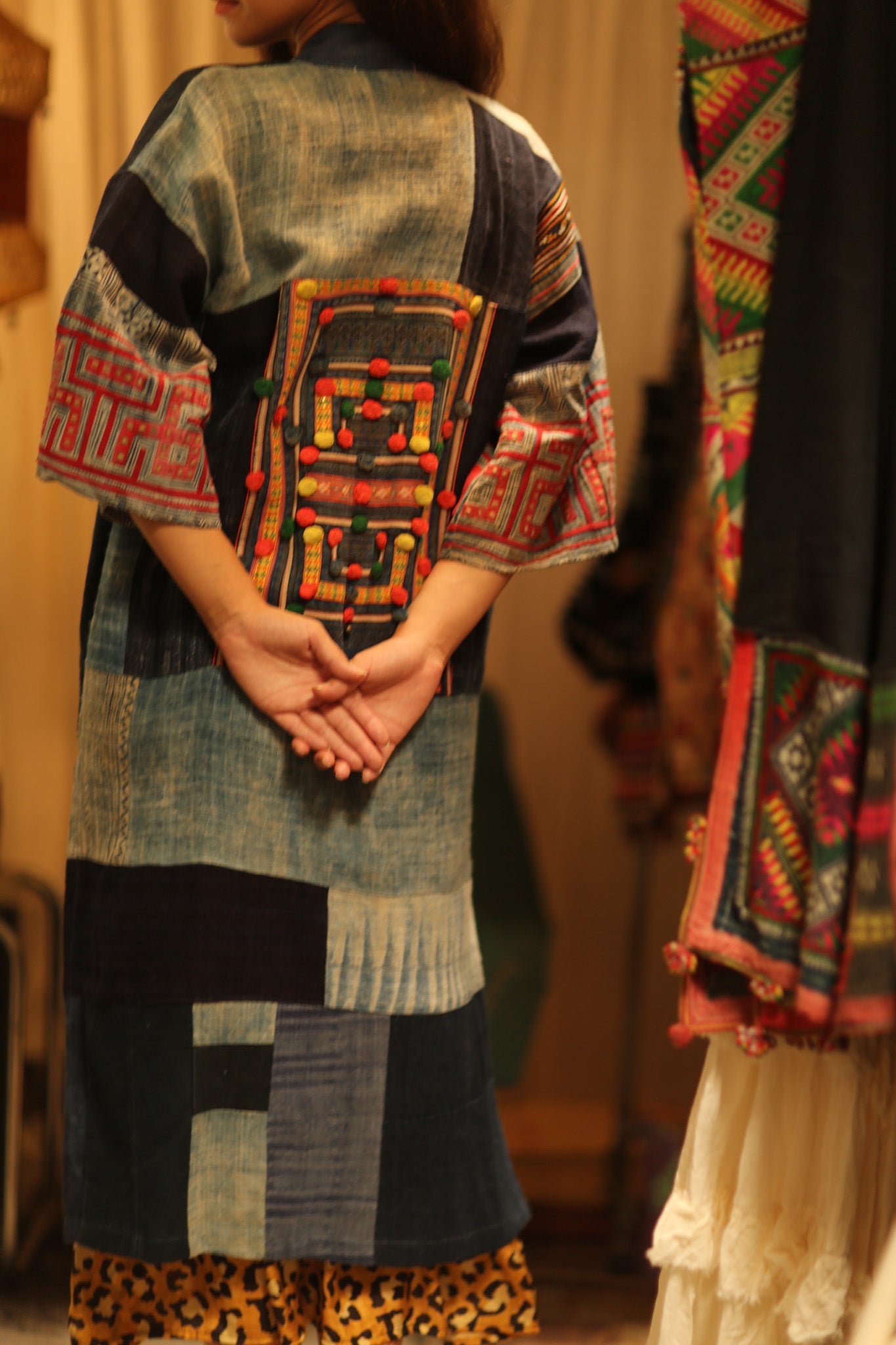 MISHA PATCHWORK KIMONO - BANGKOK TAILOR CLOTHING STORE - HANDMADE CLOTHING