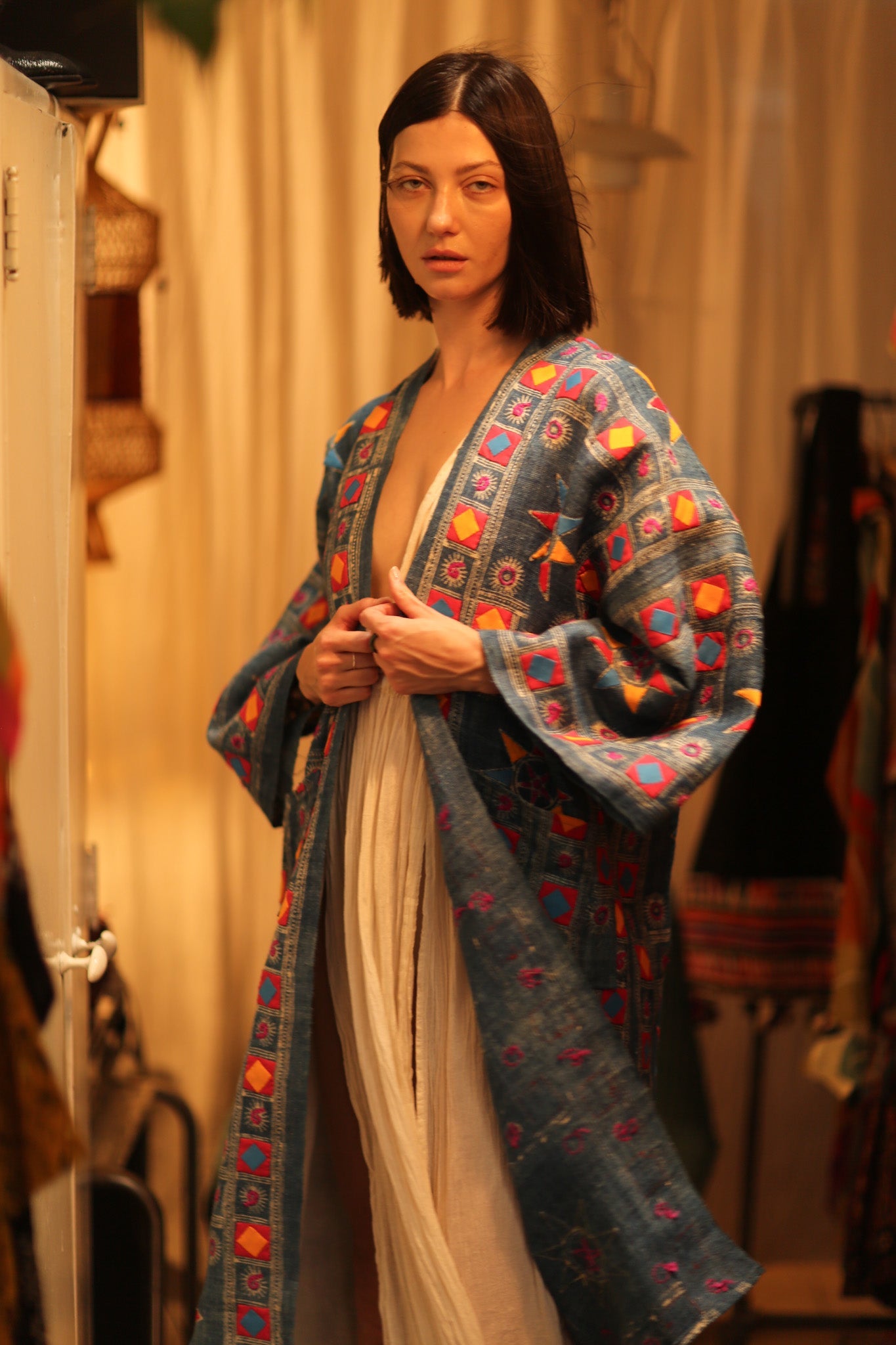 MISSY ARTISAN MADE KIMONO - BANGKOK TAILOR CLOTHING STORE - HANDMADE CLOTHING