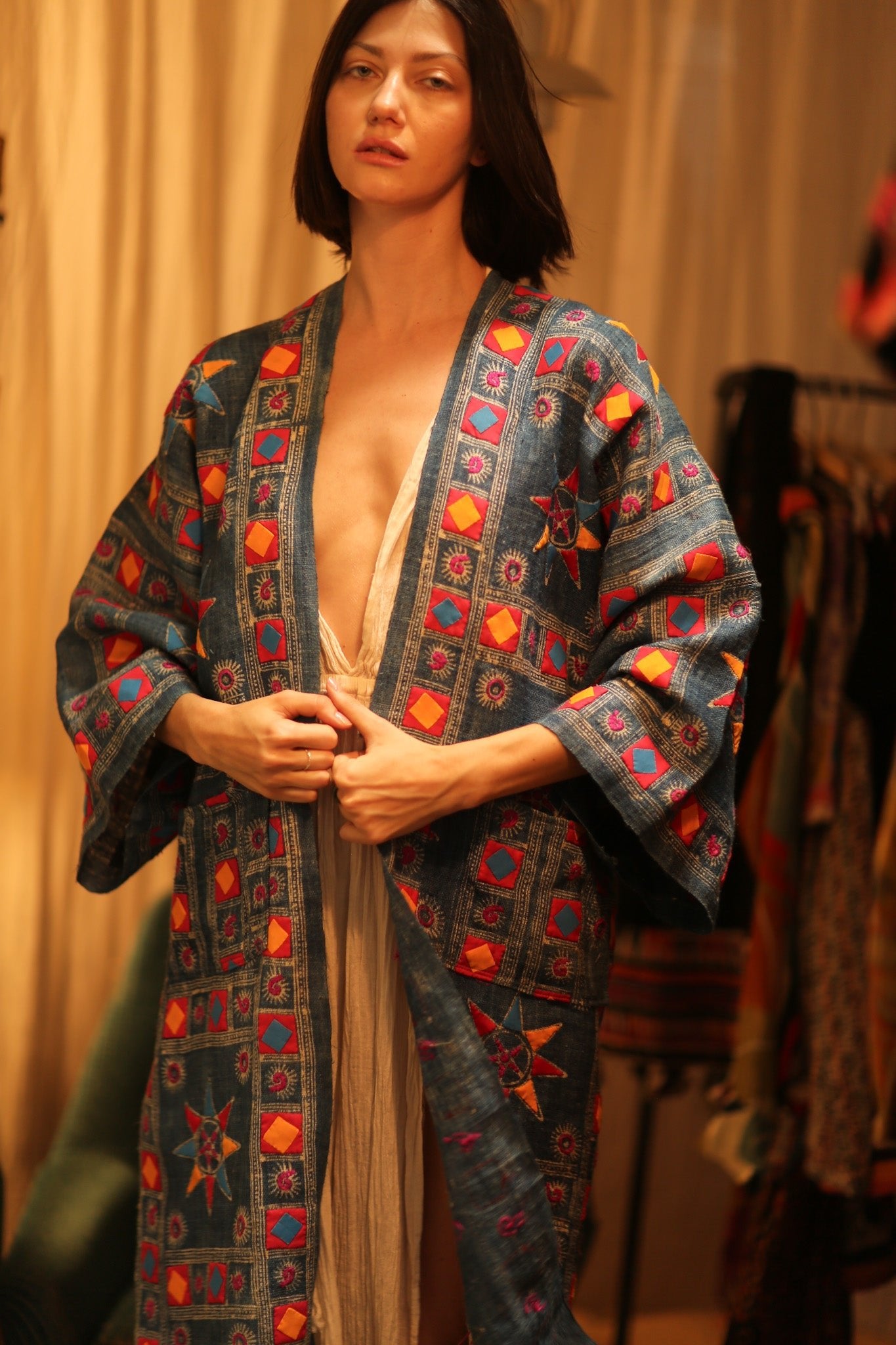 MISSY ARTISAN MADE KIMONO - BANGKOK TAILOR CLOTHING STORE - HANDMADE CLOTHING