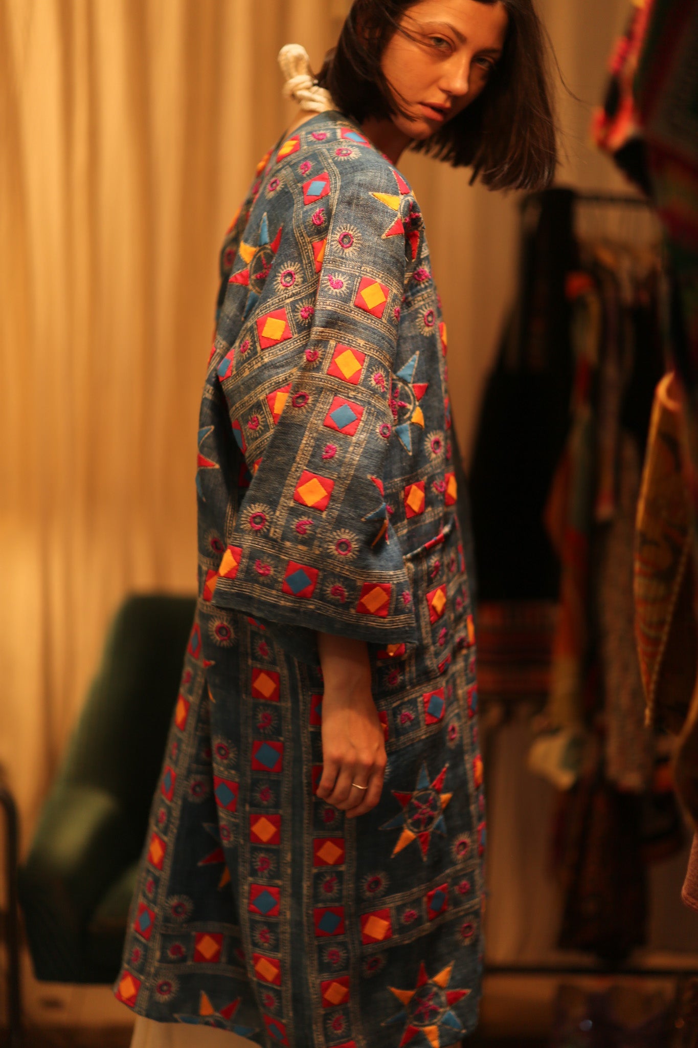 MISSY ARTISAN MADE KIMONO - BANGKOK TAILOR CLOTHING STORE - HANDMADE CLOTHING