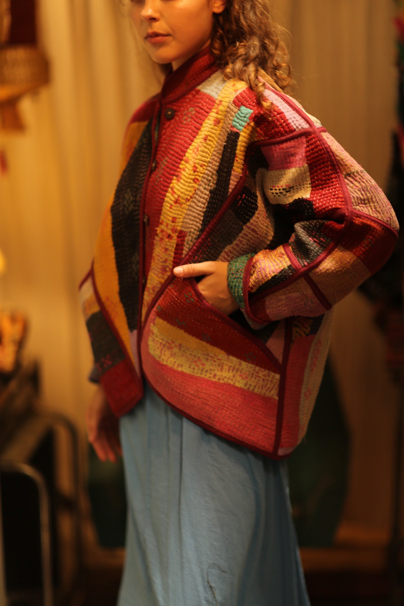 OWEN KANTHA BOMBER JACKET - BANGKOK TAILOR CLOTHING STORE - HANDMADE CLOTHING