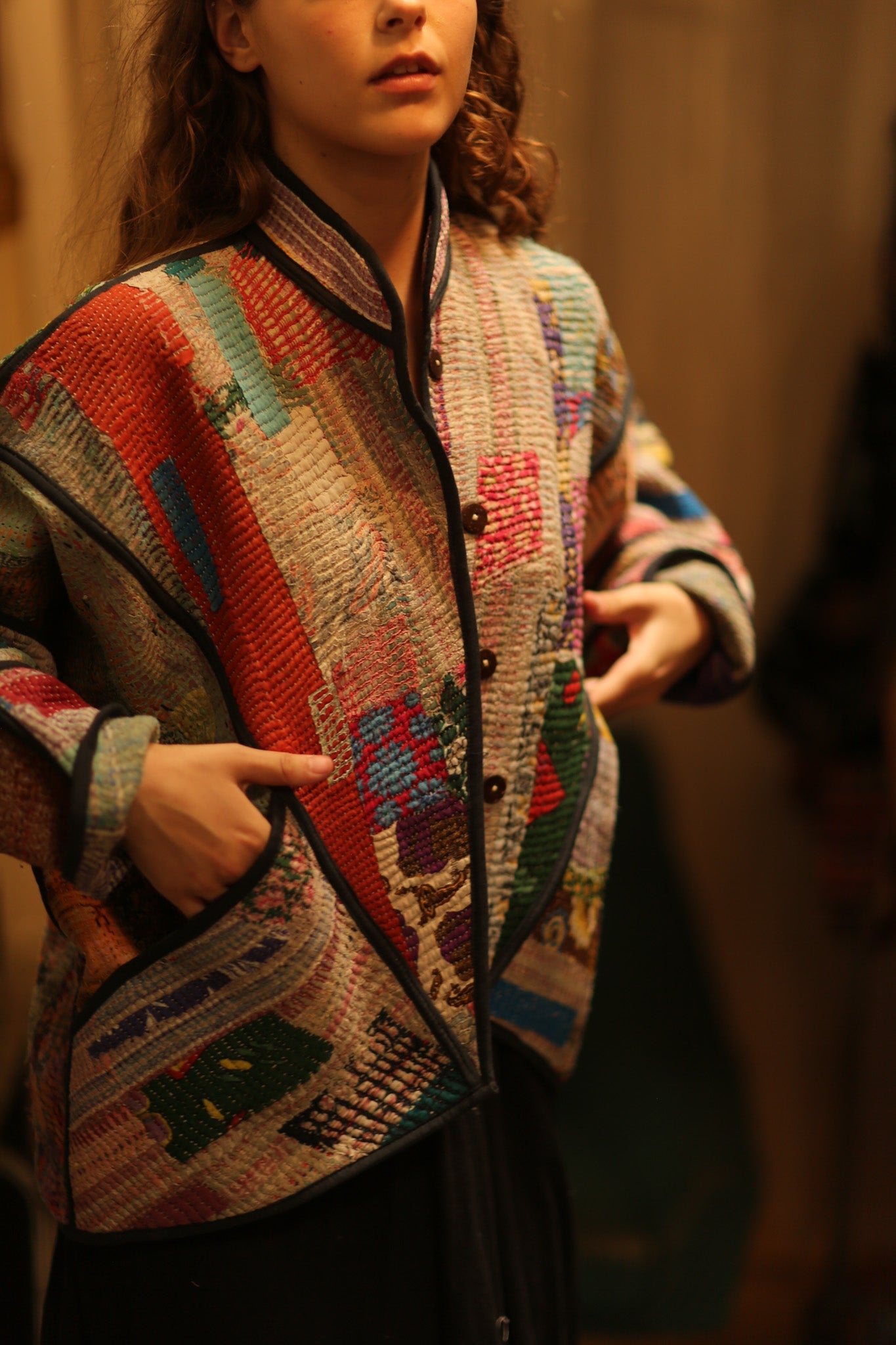 RIKU KANTHA BOMBER JACKET - BANGKOK TAILOR CLOTHING STORE - HANDMADE CLOTHING