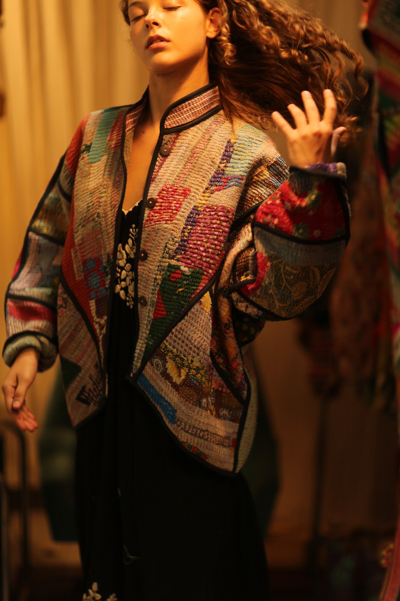 RIKU KANTHA BOMBER JACKET - BANGKOK TAILOR CLOTHING STORE - HANDMADE CLOTHING