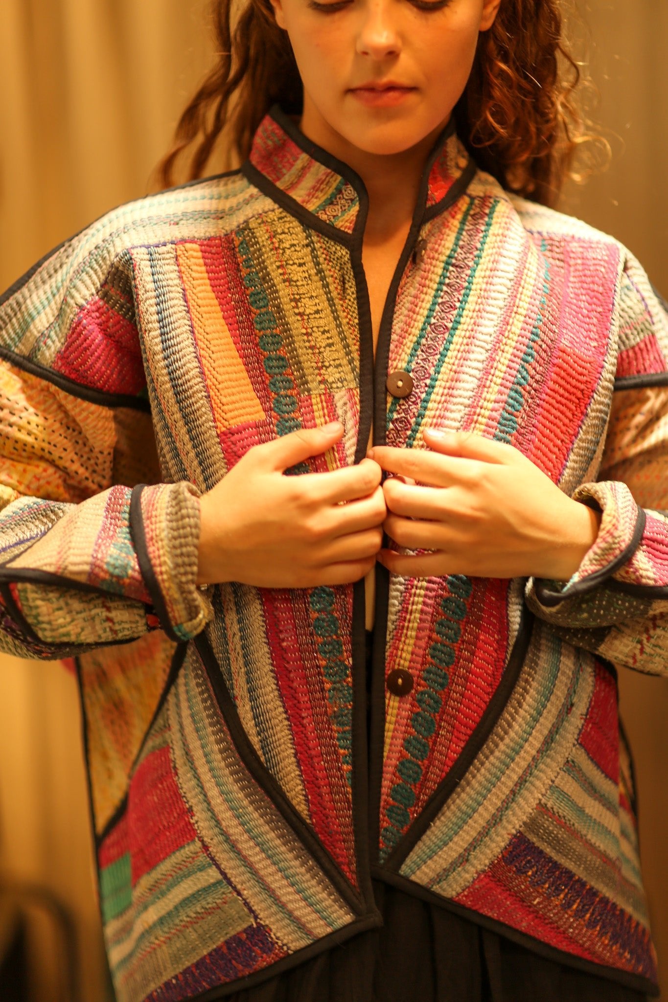 ROBBIE KANTHA BOMBER JACKET - BANGKOK TAILOR CLOTHING STORE - HANDMADE CLOTHING