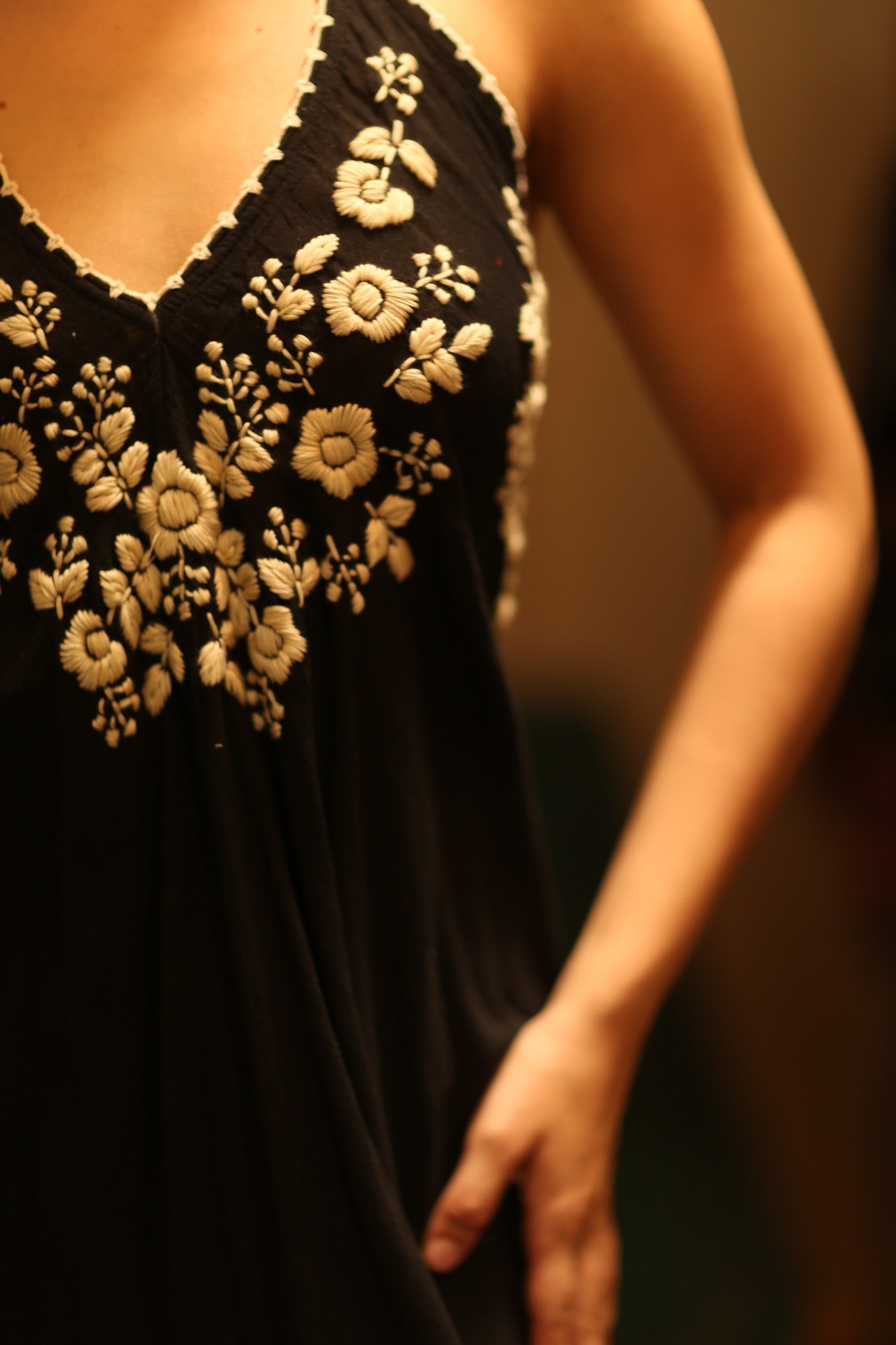 ROSE COTTON DRESS - BANGKOK TAILOR CLOTHING STORE - HANDMADE CLOTHING