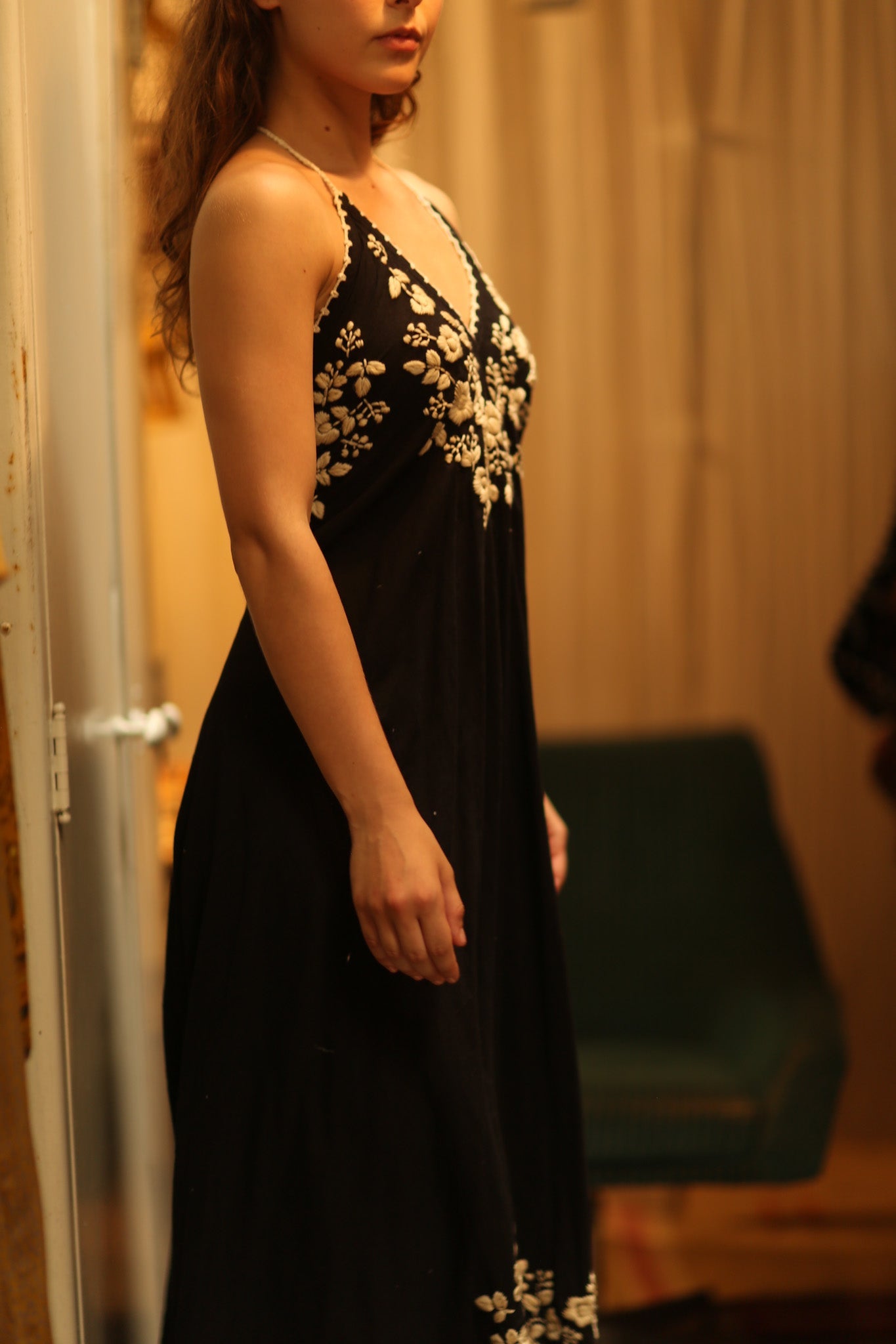 ROSE COTTON DRESS - BANGKOK TAILOR CLOTHING STORE - HANDMADE CLOTHING