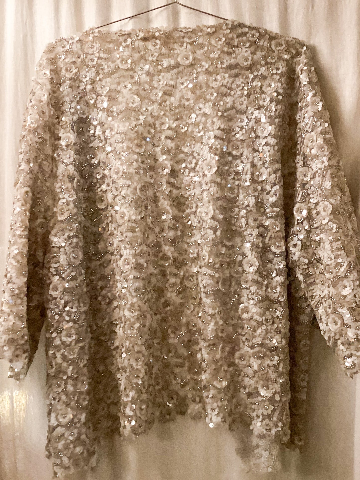 SEQUINED SHORT KIMONO SHOON - BANGKOK TAILOR CLOTHING STORE - HANDMADE CLOTHING