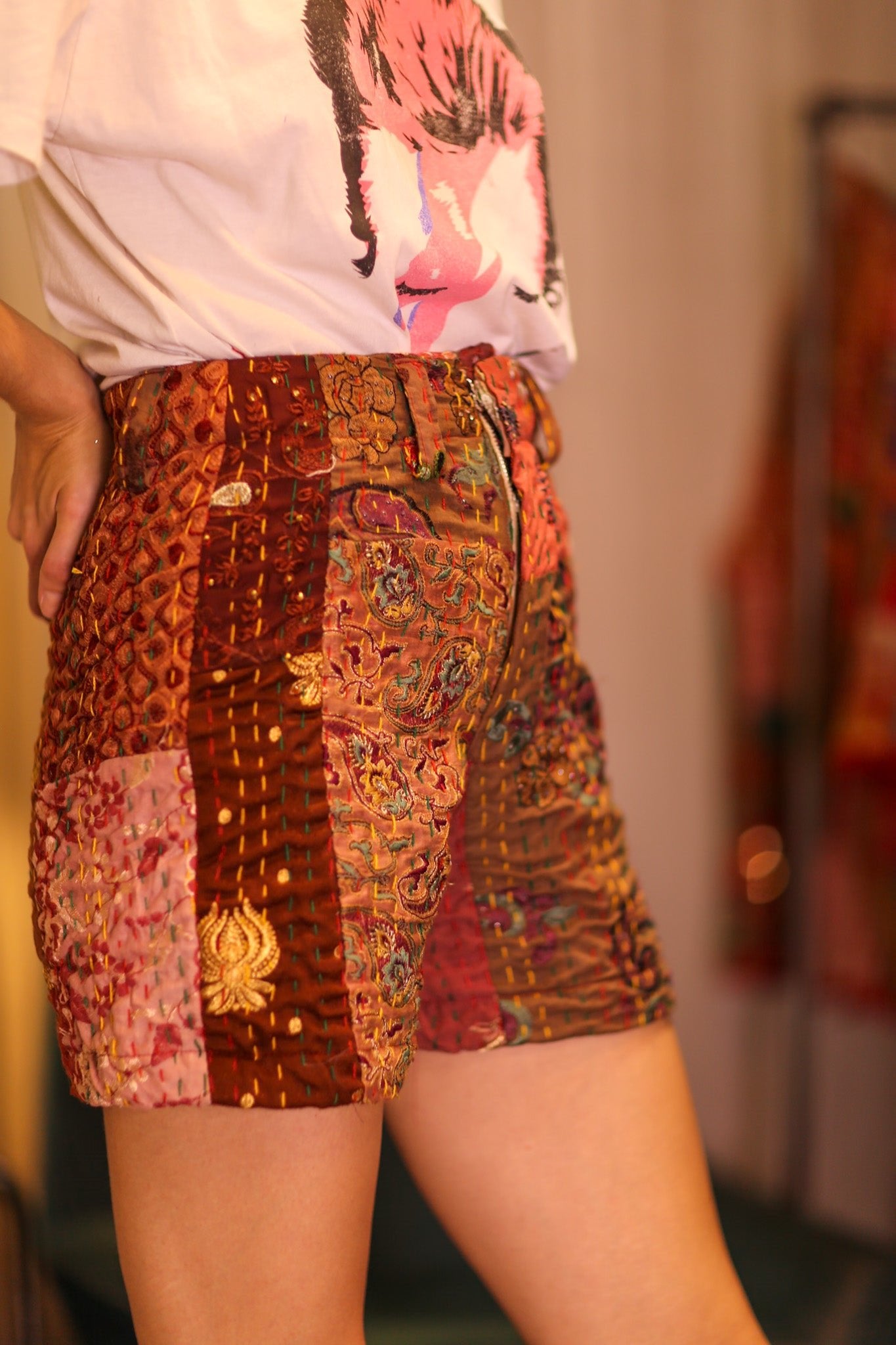 SHORTS RAYA BROWNIE - BANGKOK TAILOR CLOTHING STORE - HANDMADE CLOTHING
