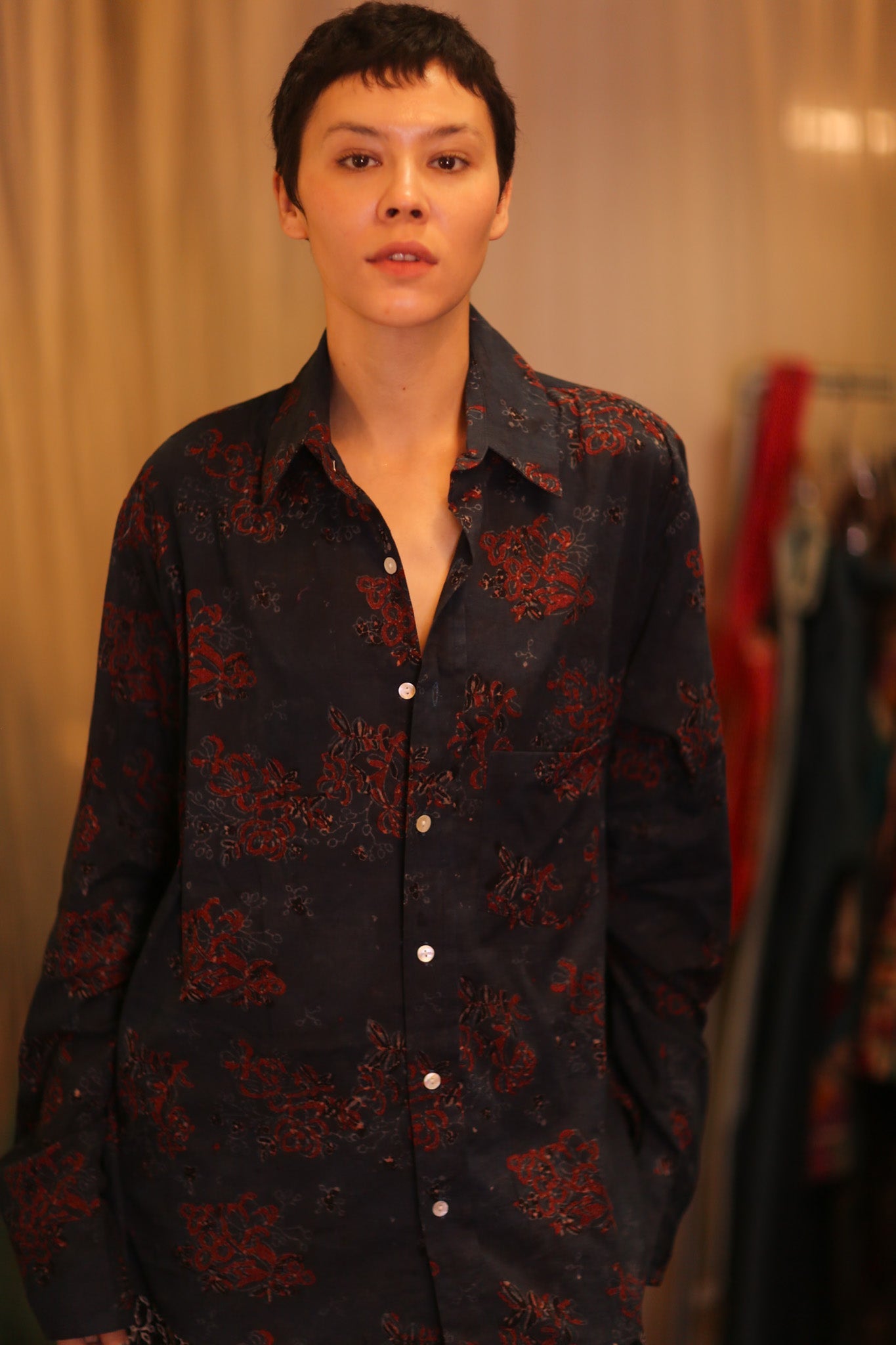 SILK BOYFRIEND SHIRT FAVO - BANGKOK TAILOR CLOTHING STORE - HANDMADE CLOTHING