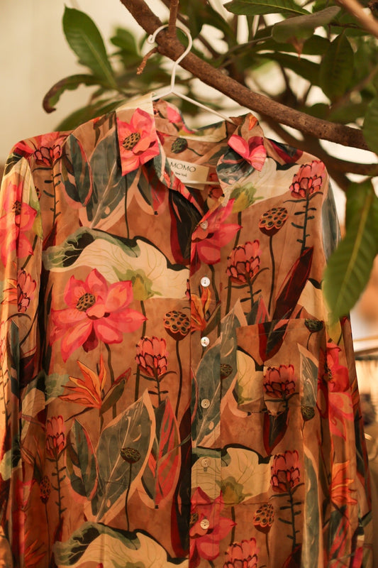 SILK BOYFRIEND SHIRT FRANK - BANGKOK TAILOR CLOTHING STORE - HANDMADE CLOTHING