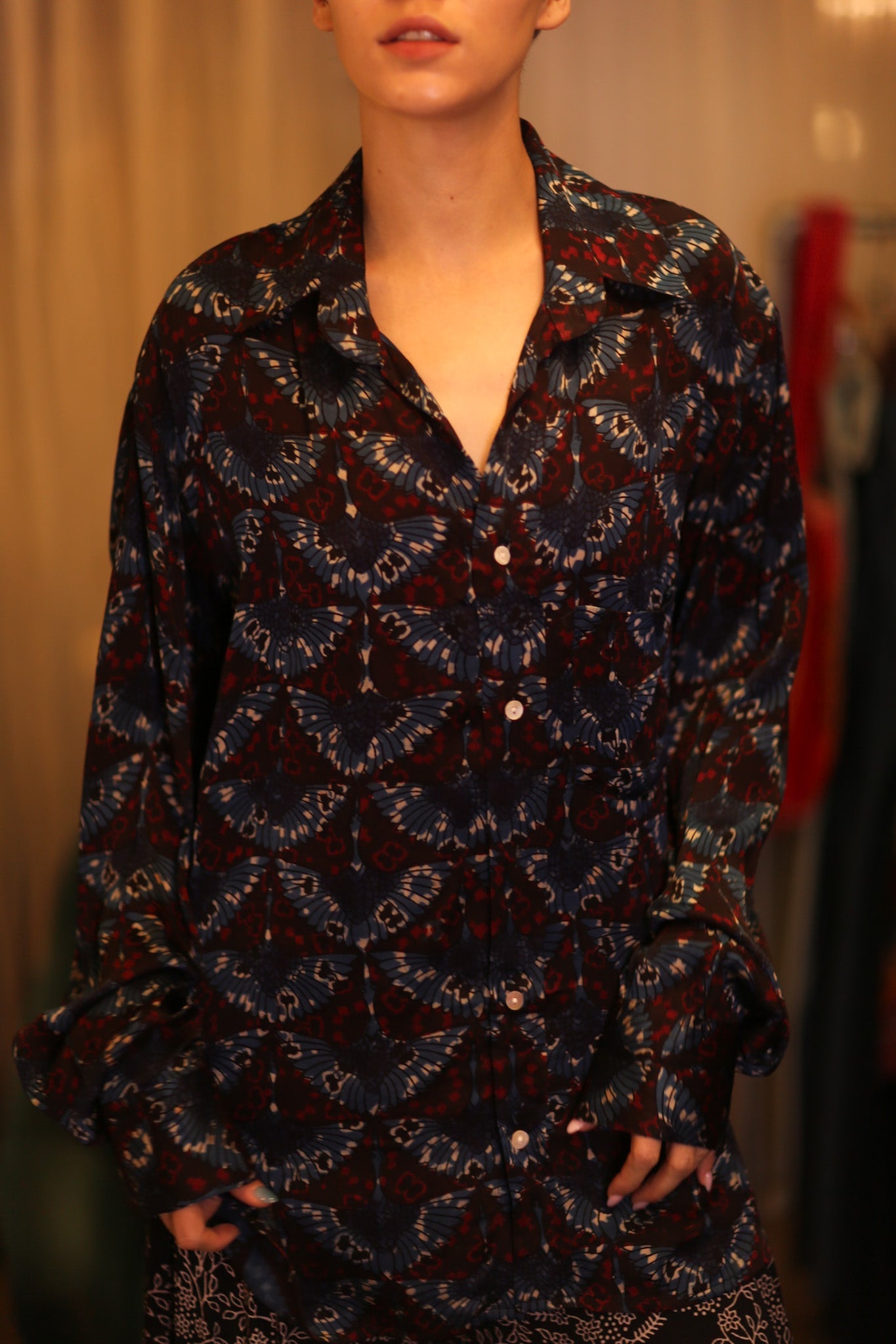 SILK BOYFRIEND SHIRT YART - BANGKOK TAILOR CLOTHING STORE - HANDMADE CLOTHING